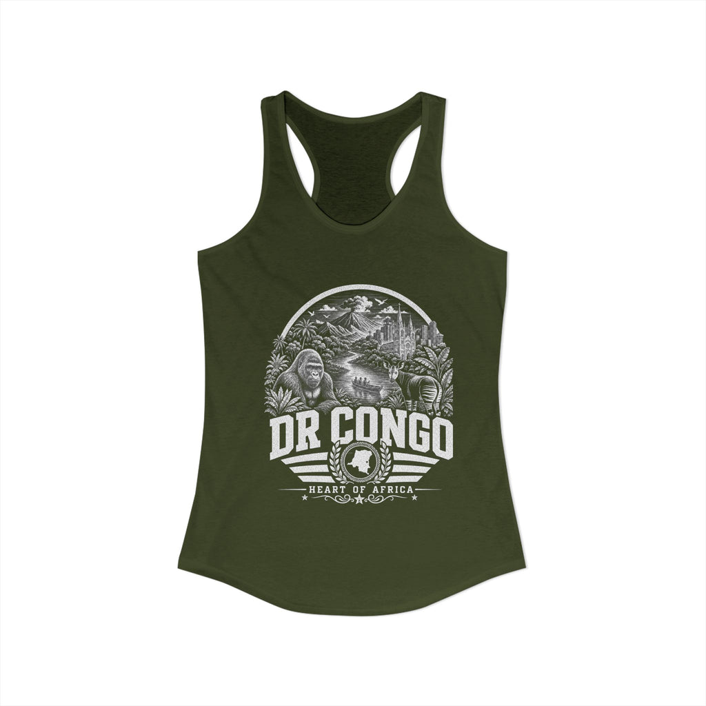 Democratic Republic of the Congo Heart of Africa Women's Tank Top