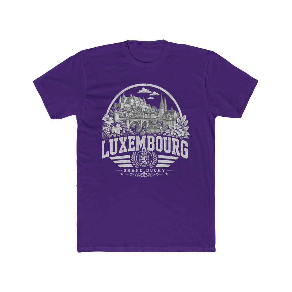 Luxembourg vintage landmarks men's tee — iconic landmark design | Nameshi Destinations (view 13)