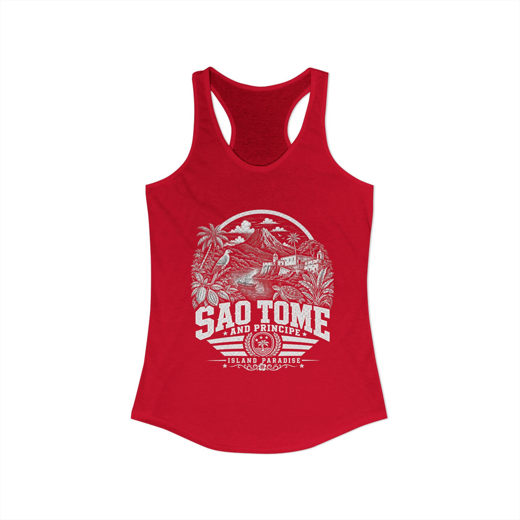 Sao Tome and Principe Island Paradise Women's Tank Top