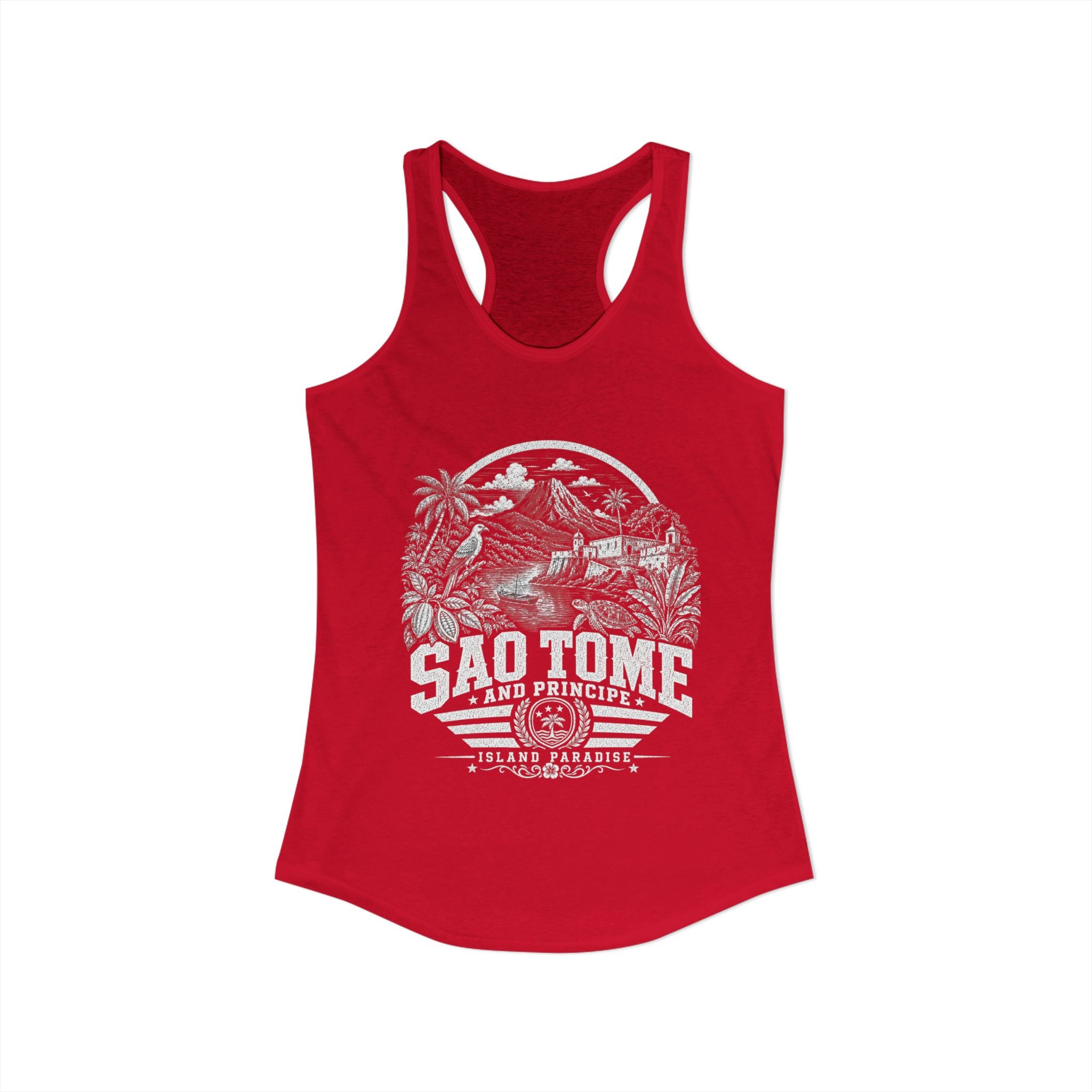 Sao Tome and Principe Island Paradise Women's Tank Top