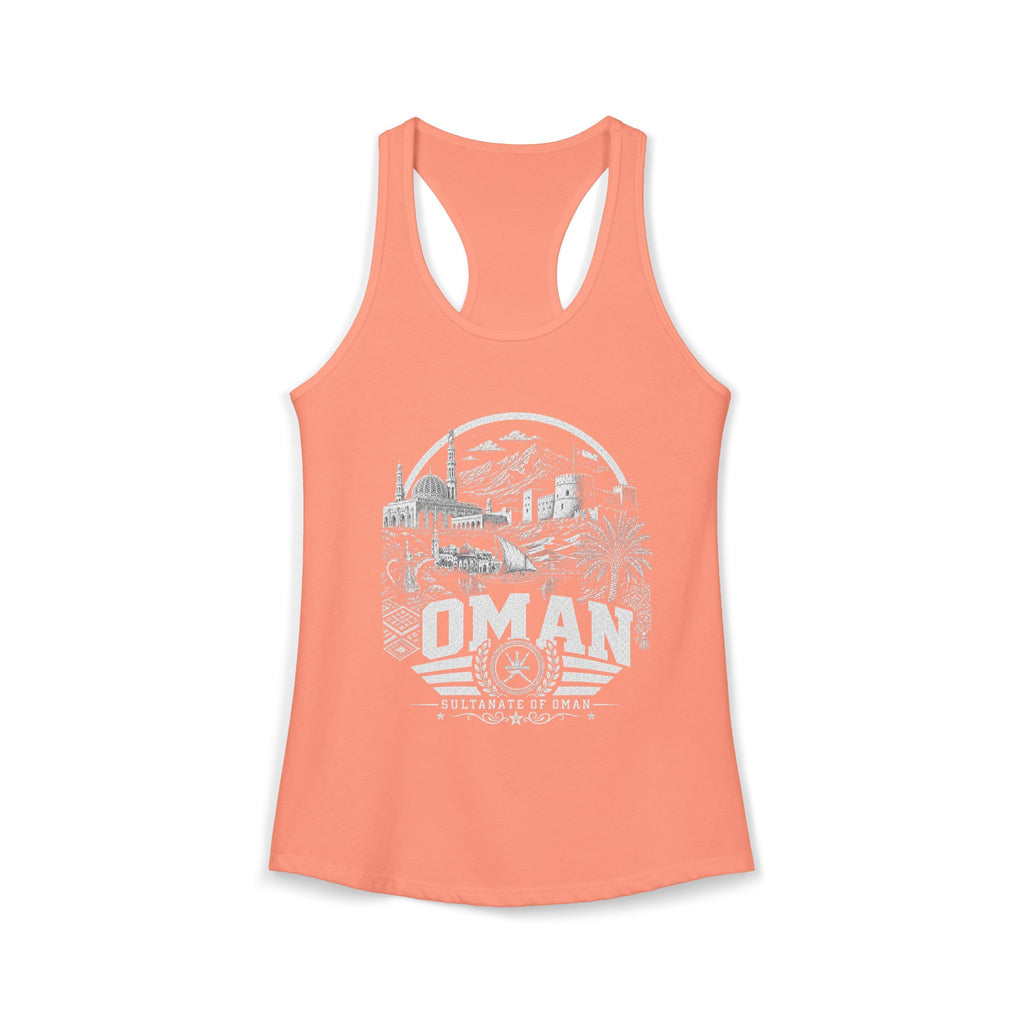 Omán Sultanato de Omán Camiseta sin mangas para mujer
