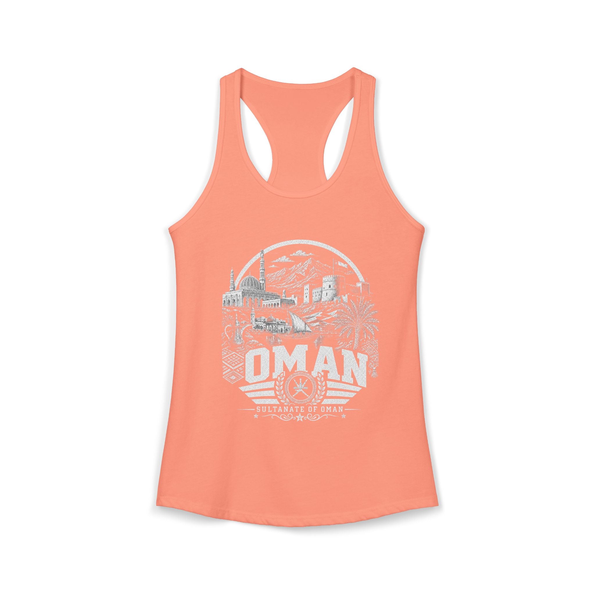 Omán Sultanato de Omán Camiseta sin mangas para mujer