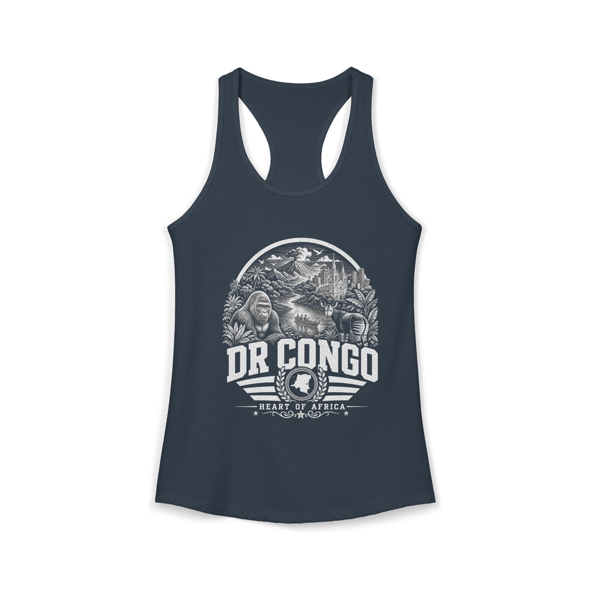 Democratic Republic of the Congo Heart of Africa Women's Tank Top