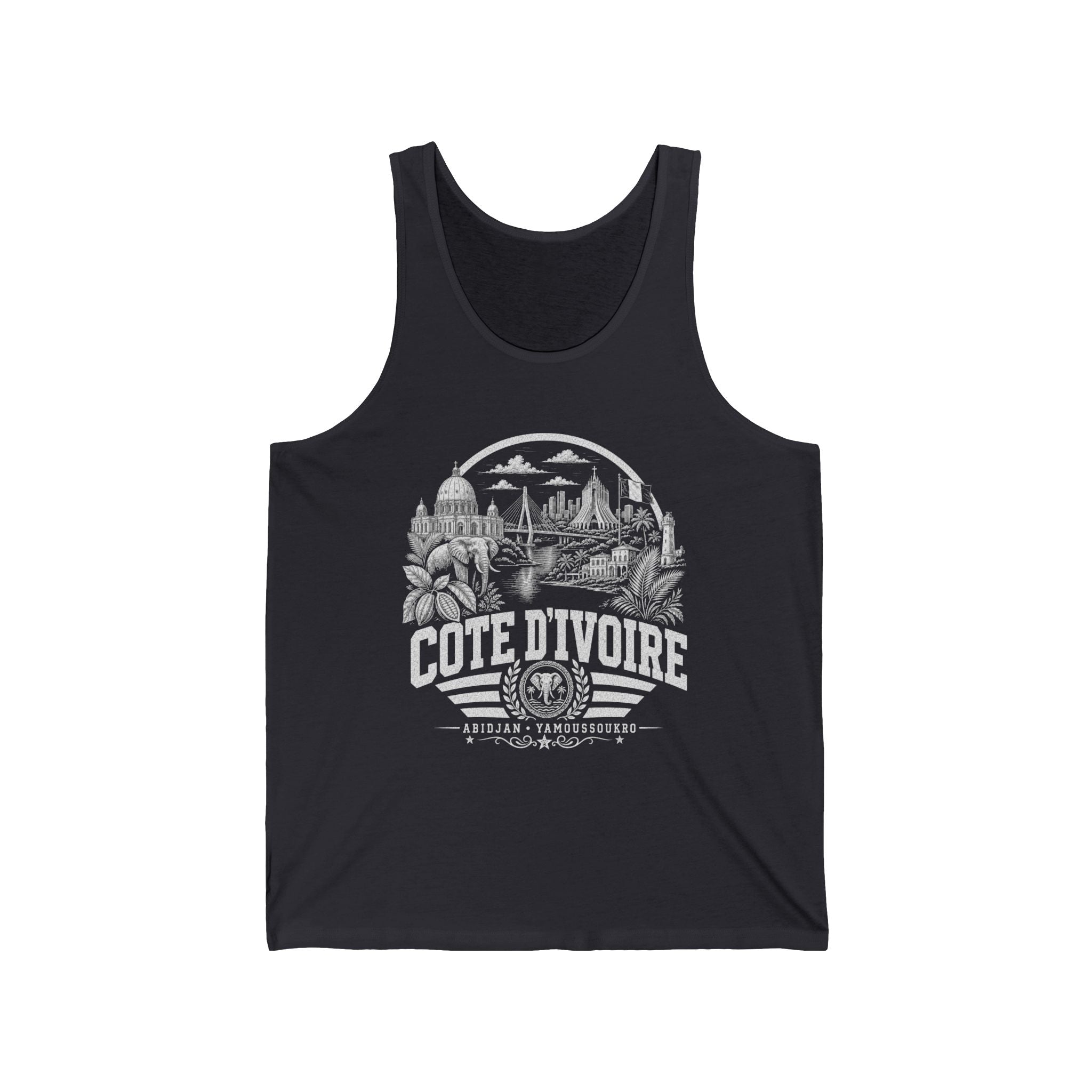 Cote d'Ivoire Land of Elephants Men's Tank Top