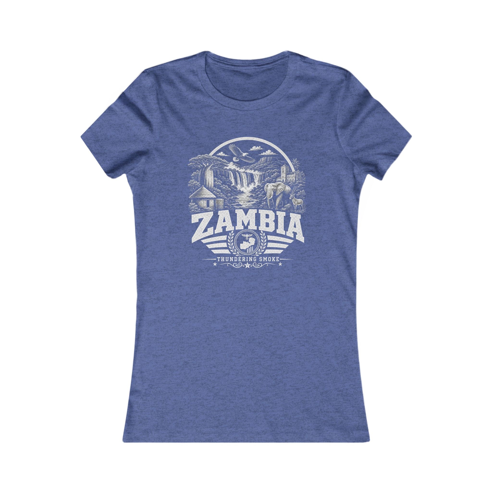 Camiseta Feminina Zambia Thundering Smoke