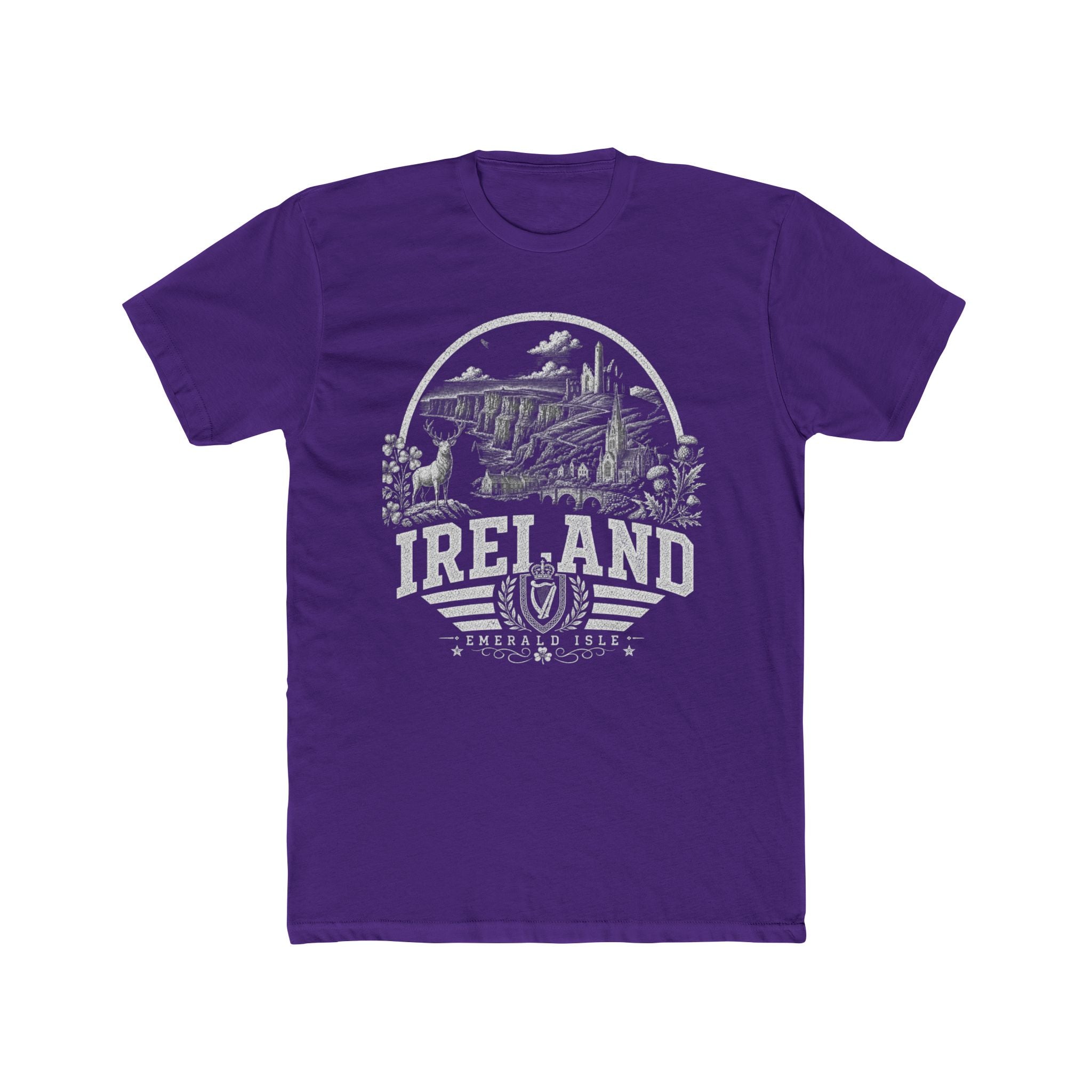 Ireland vintage landmarks men's tee — iconic landmark design | Nameshi Destinations (view 13)