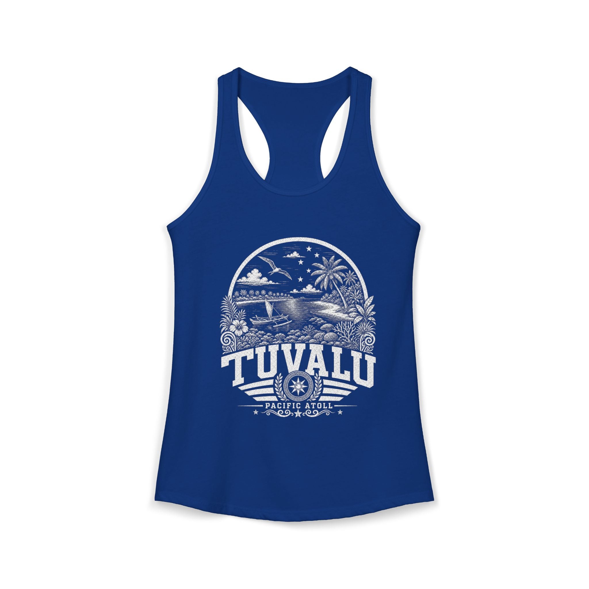 Tuvalu Pacific Atoll Women's Tank Top