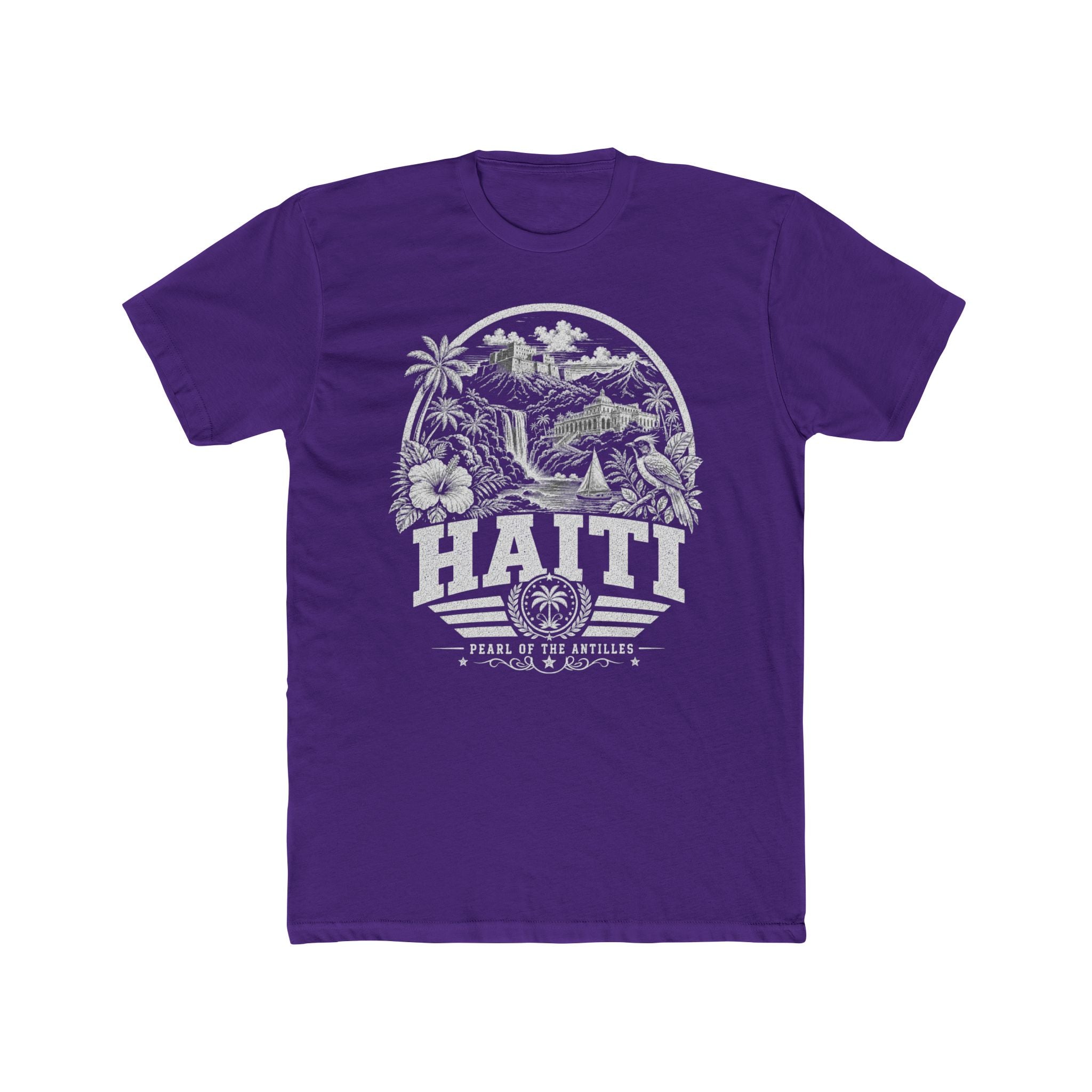 Haiti vintage landmarks men's tee — iconic landmark design | Nameshi Destinations (view 13)