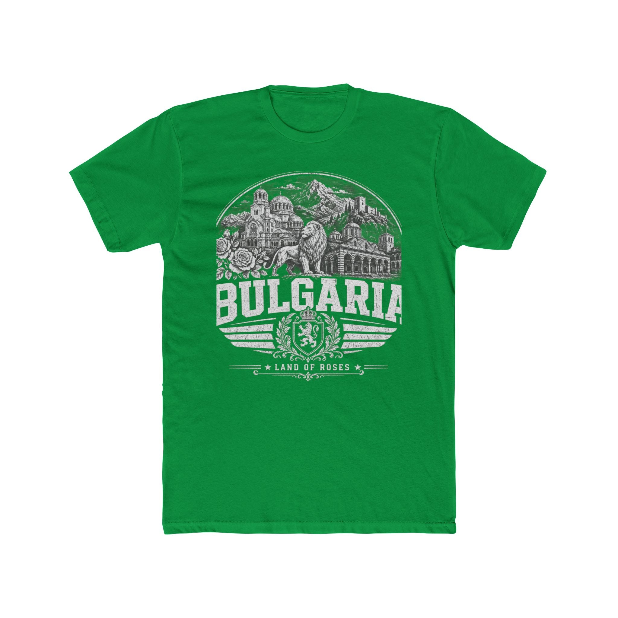 Bulgaria vintage landmarks men's tee — iconic landmark design | Nameshi Destinations (view 6)