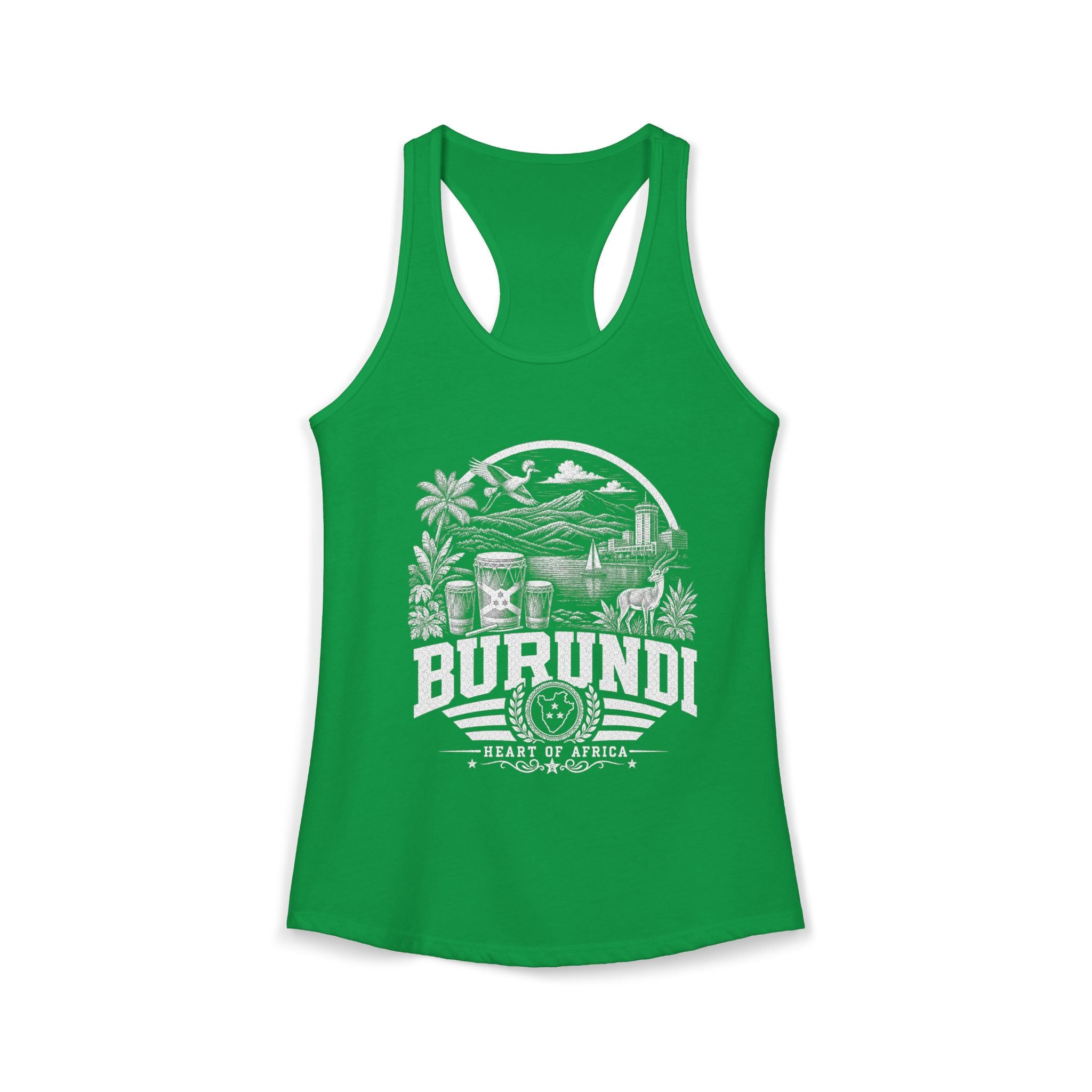 Burundi Heart of Africa Women's Tank Top