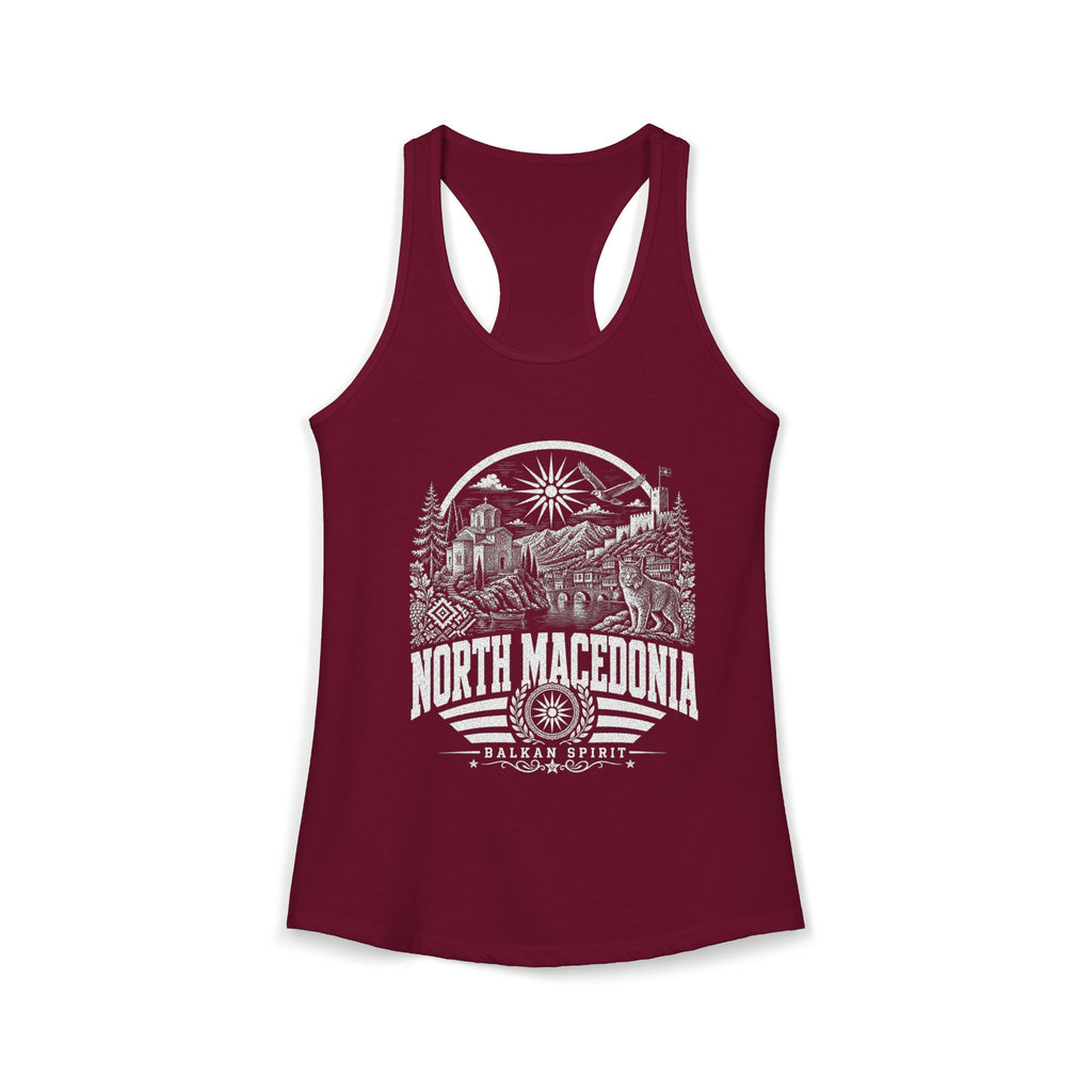 North Macedonia Balkan Spirit Women's Tank Top