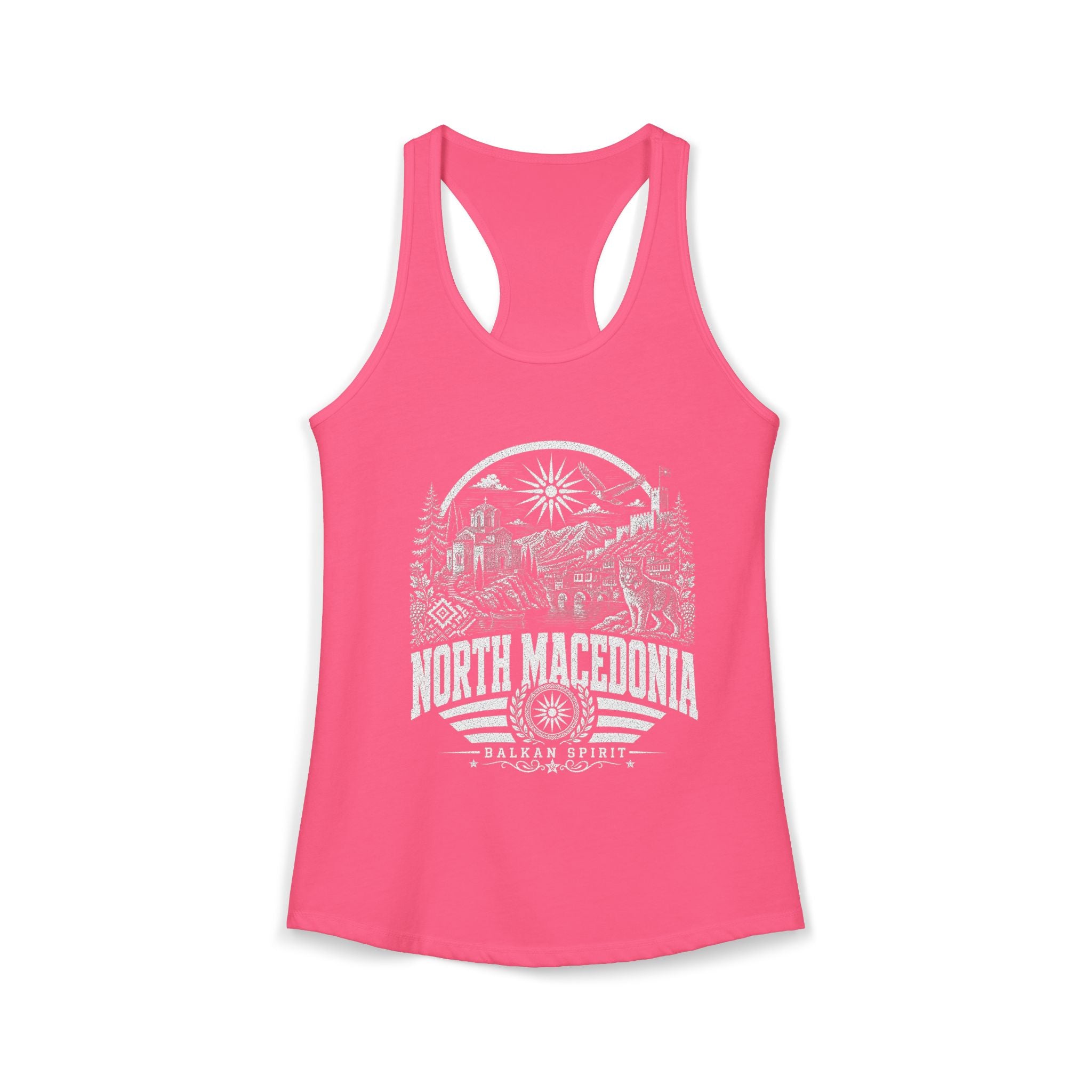 North Macedonia Balkan Spirit Women's Tank Top