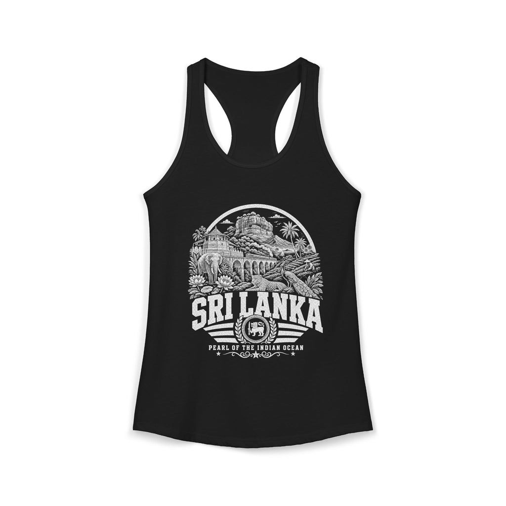 Sri Lanka Pearl of the Indian Ocean Women's Tank Top