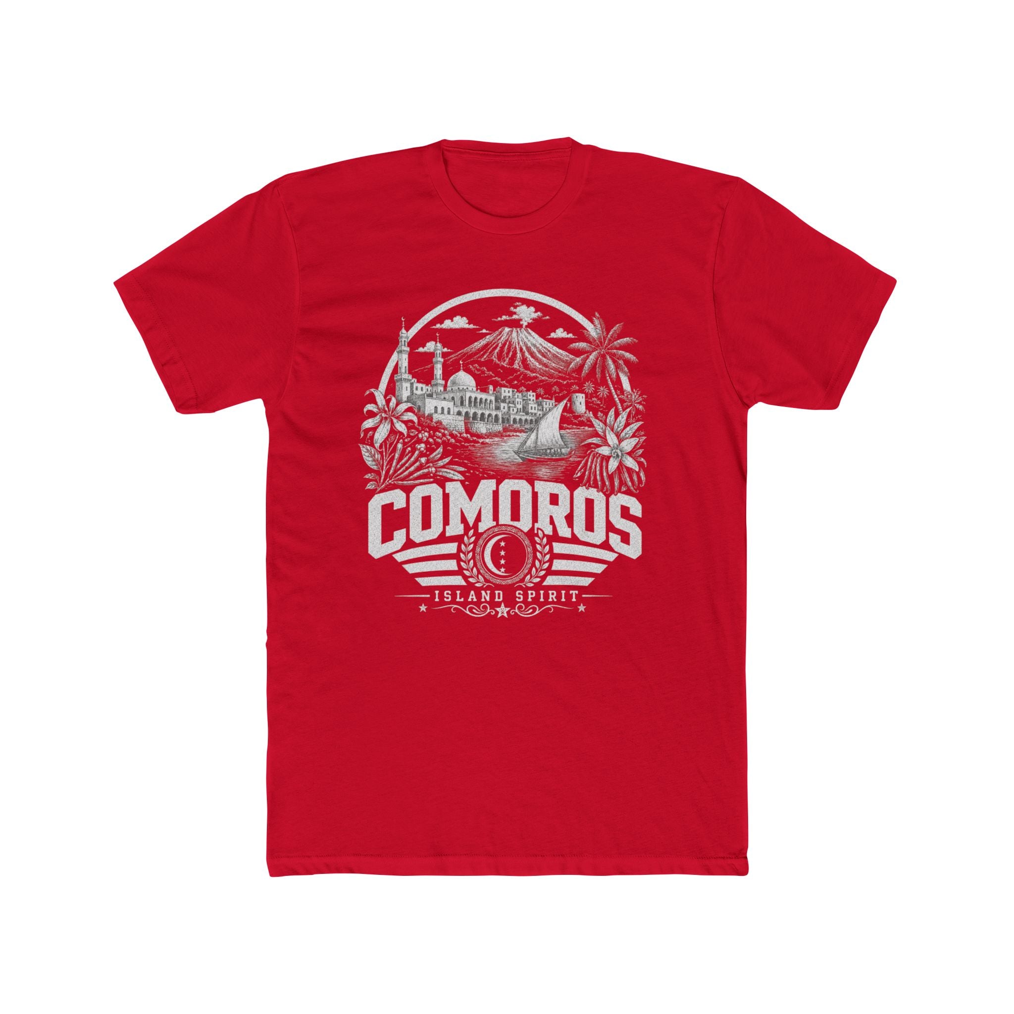 Camiseta Masculina Comoros Island Spirit