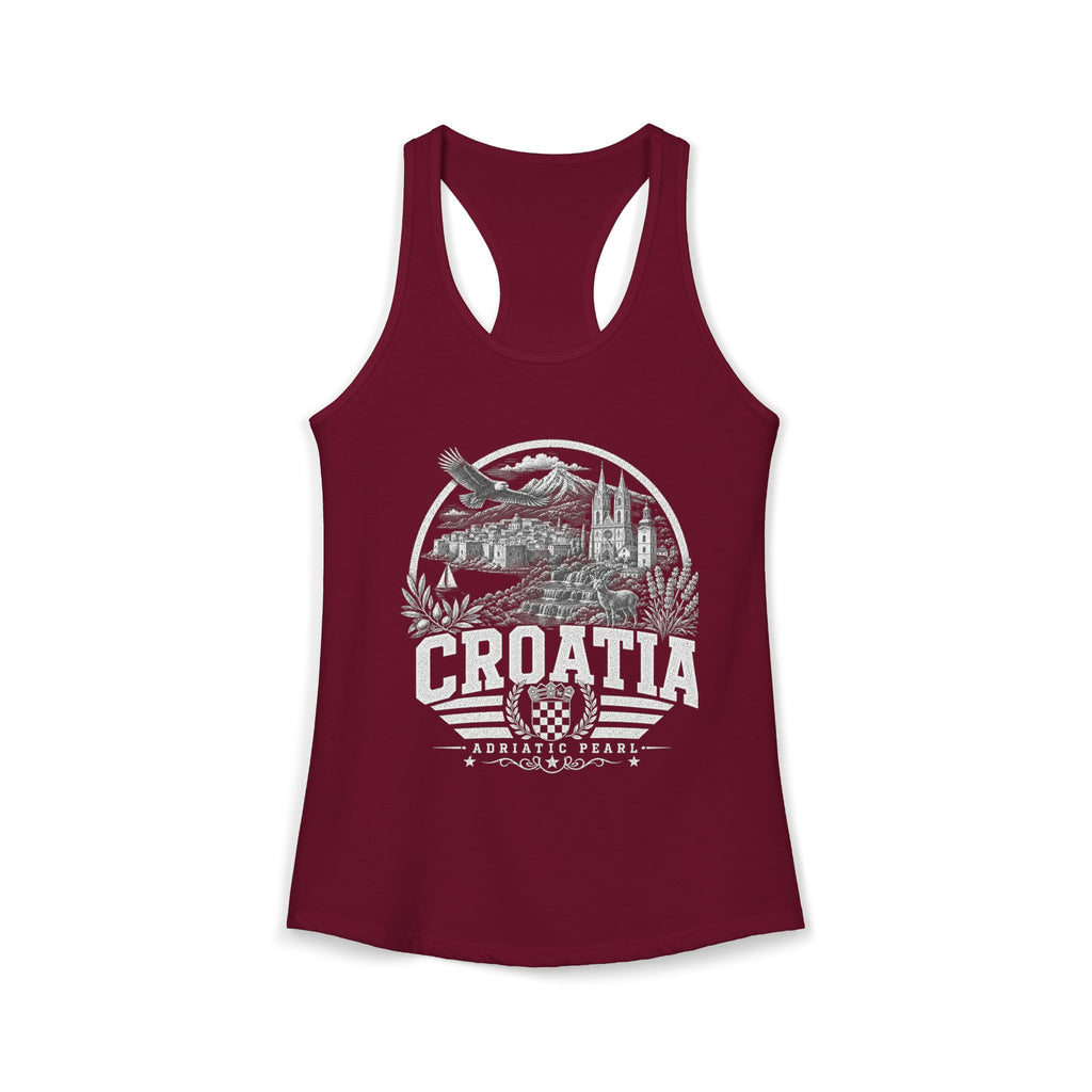 Croatia Adriatic Pearl Women's Tank Top