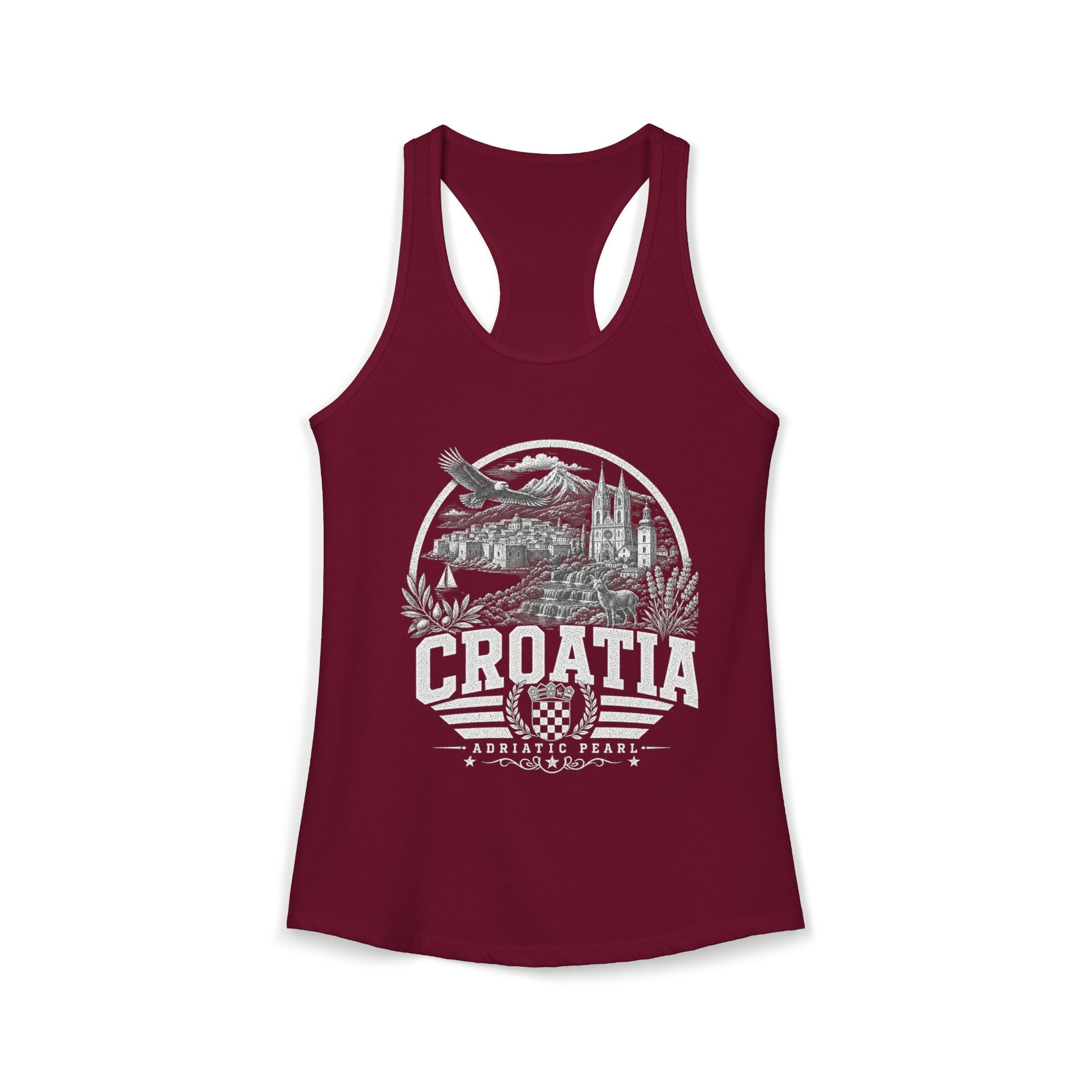 Croatia Adriatic Pearl Women's Tank Top
