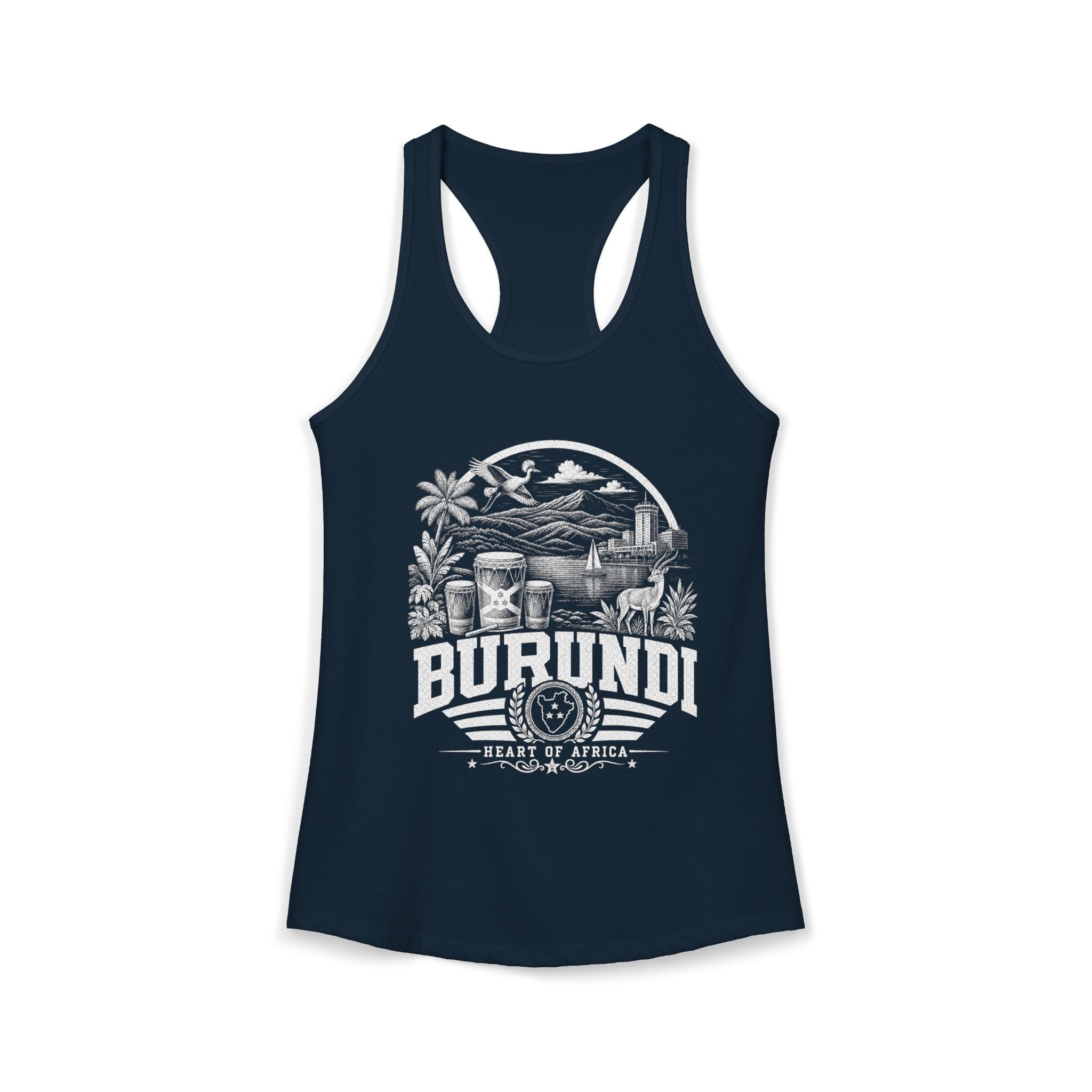 Burundi Heart of Africa Women's Tank Top