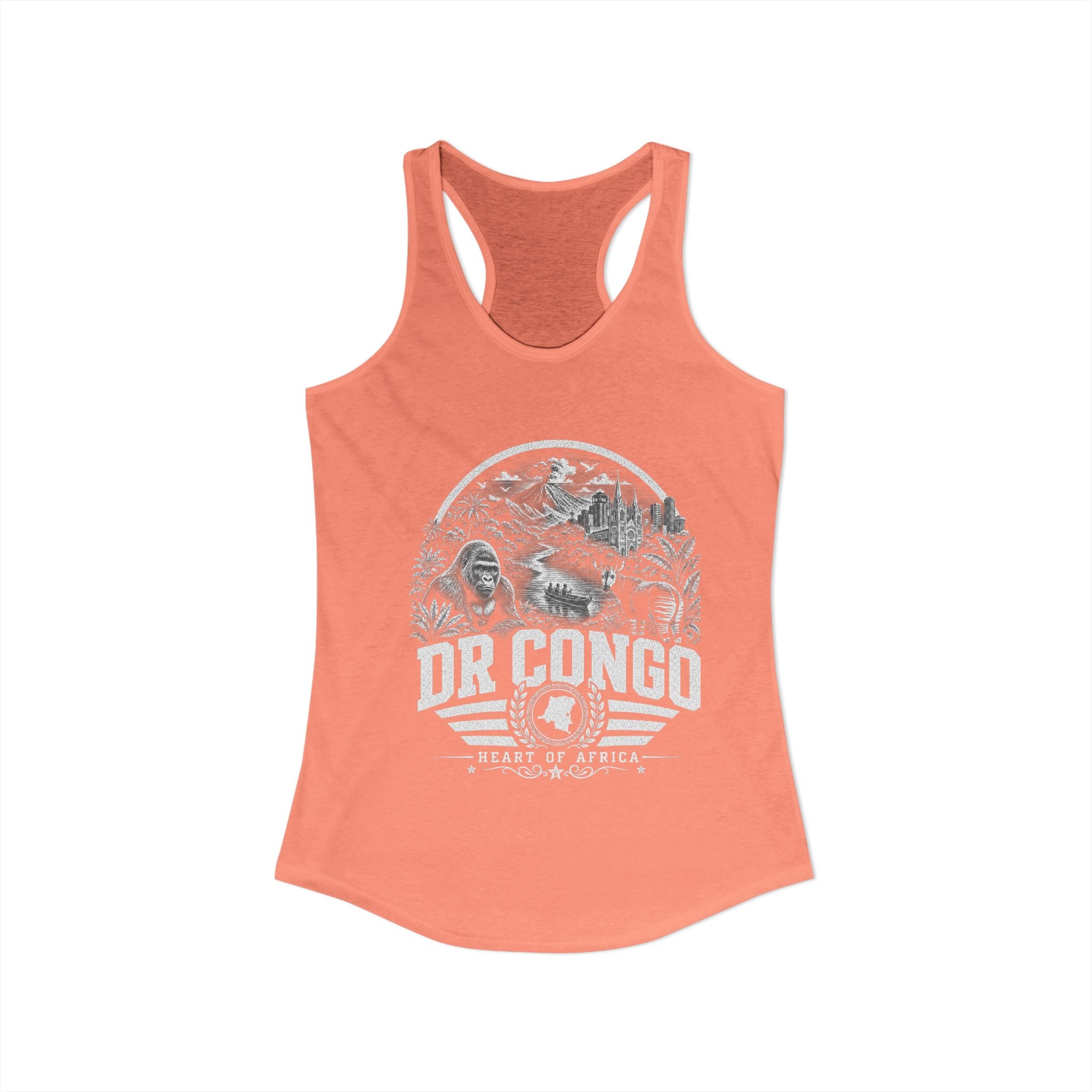 Democratic Republic of the Congo Heart of Africa Women's Tank Top