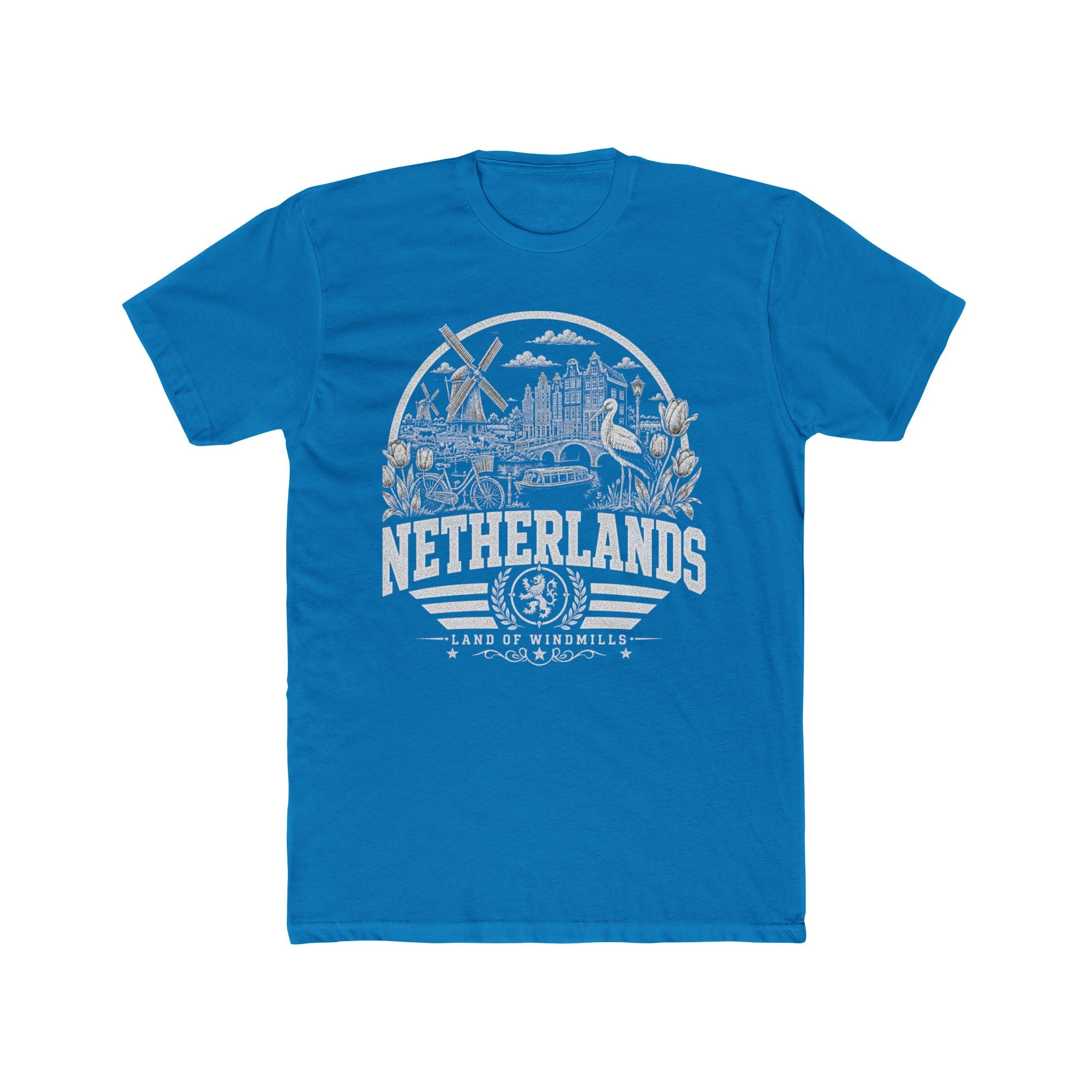 Netherlands vintage landmarks men's tee — iconic landmark design | Nameshi Destinations (view 9)