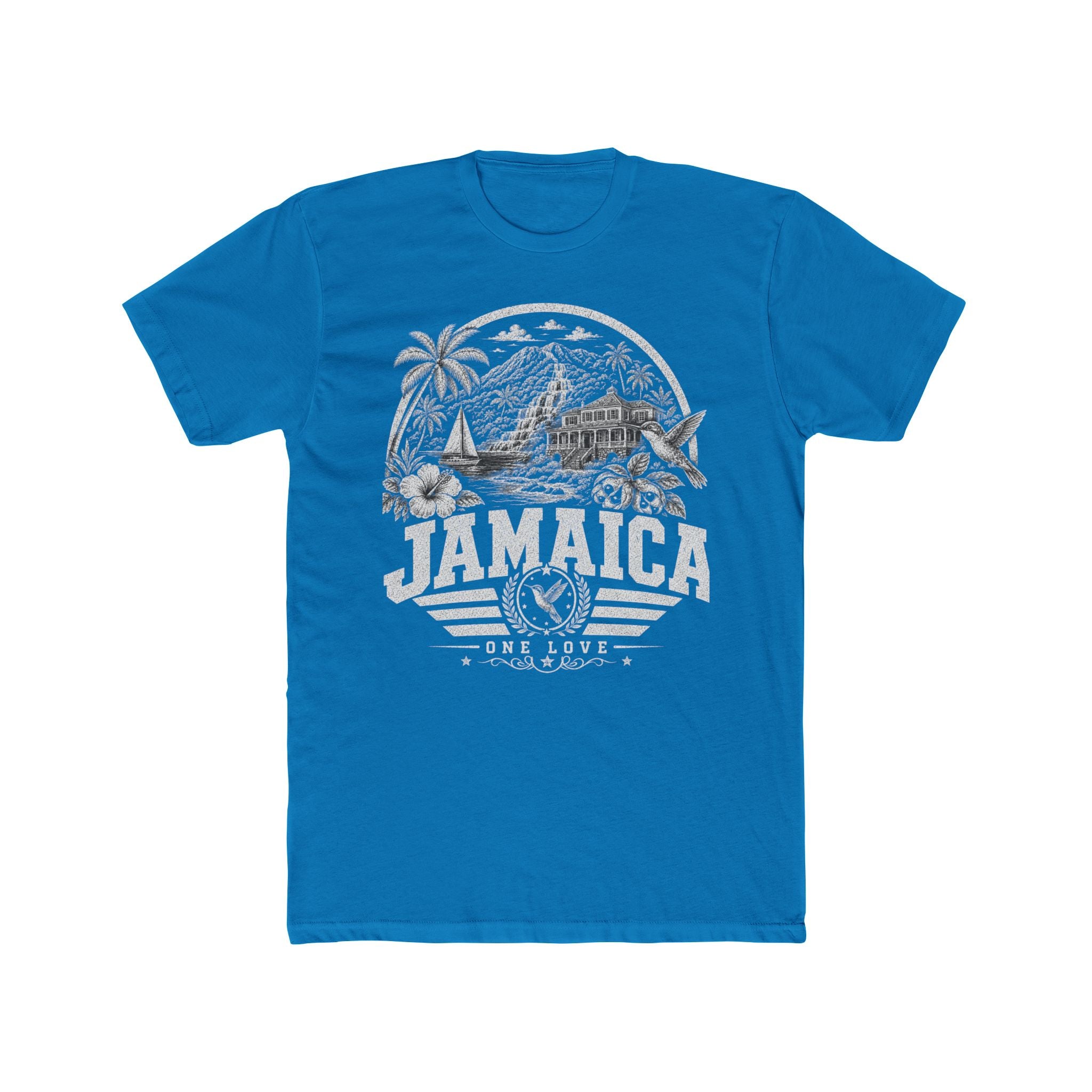 Jamaica vintage landmarks men's tee — iconic landmark design | Nameshi Destinations (view 9)
