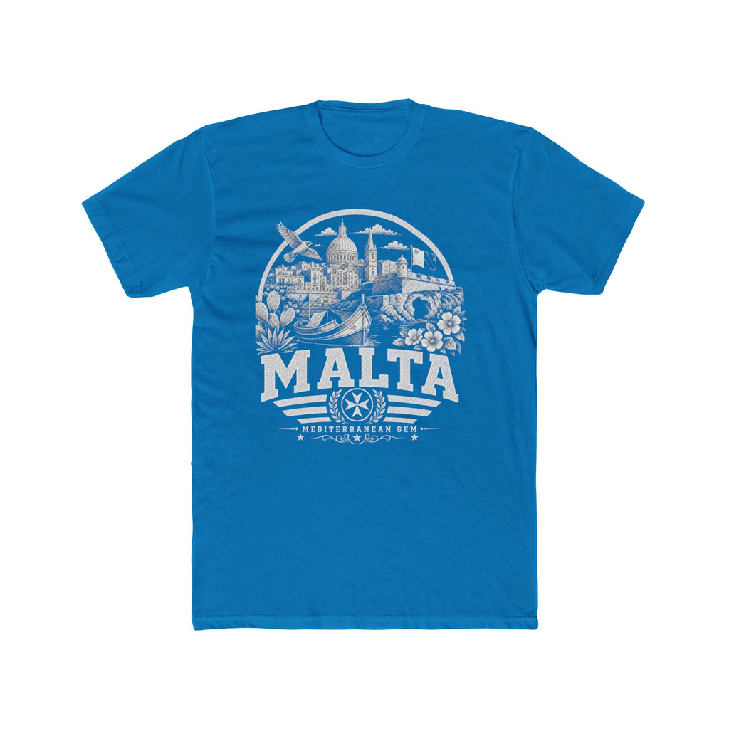 Malta vintage landmarks men's tee — iconic landmark design | Nameshi Destinations (view 9)