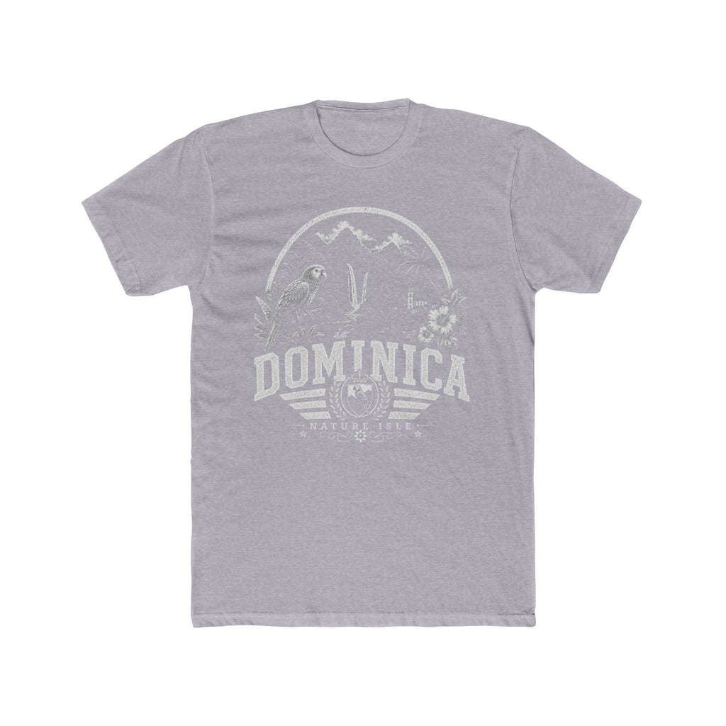 Dominica vintage landmarks men's tee — iconic landmark design | Nameshi Destinations (view 3)