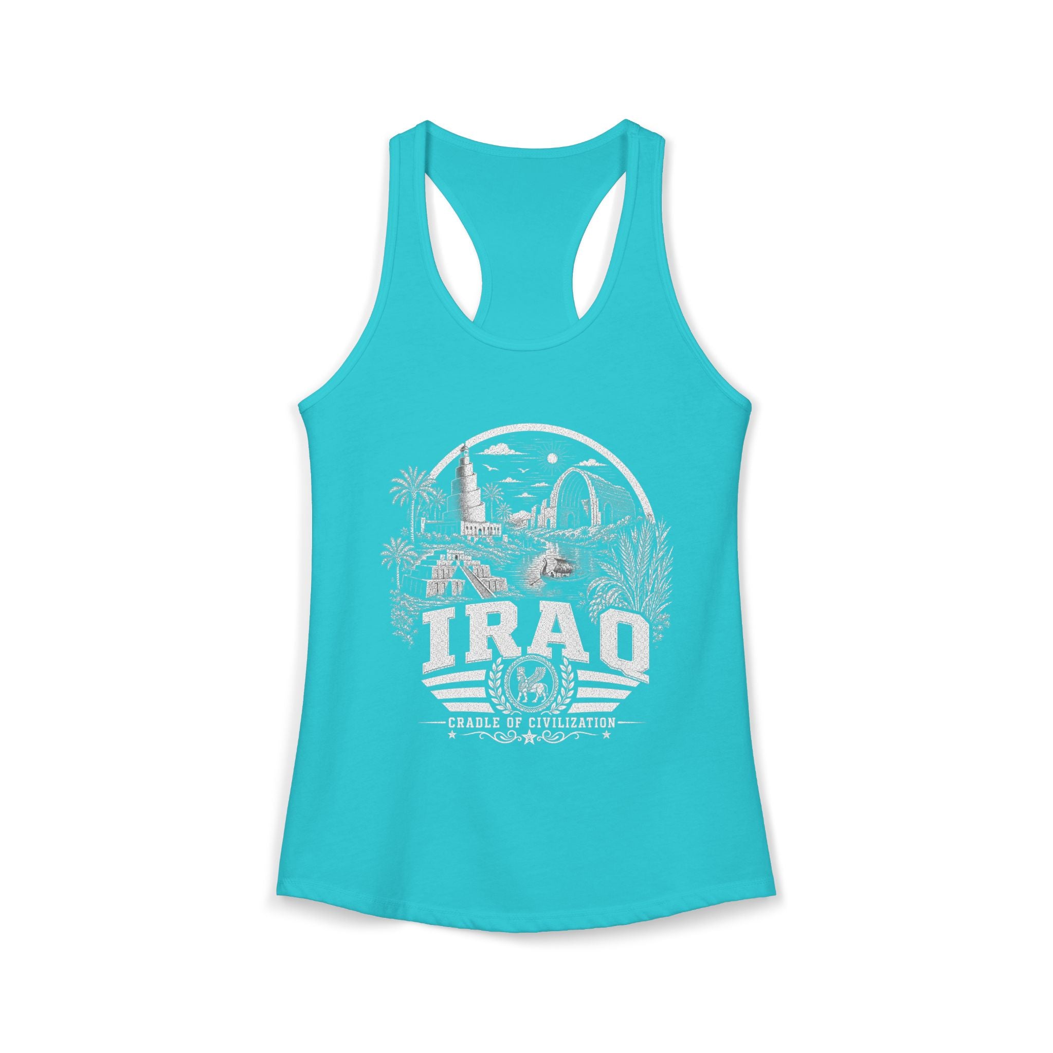 Camiseta sin mangas de mujer "Irak Cuna de la Civilización"