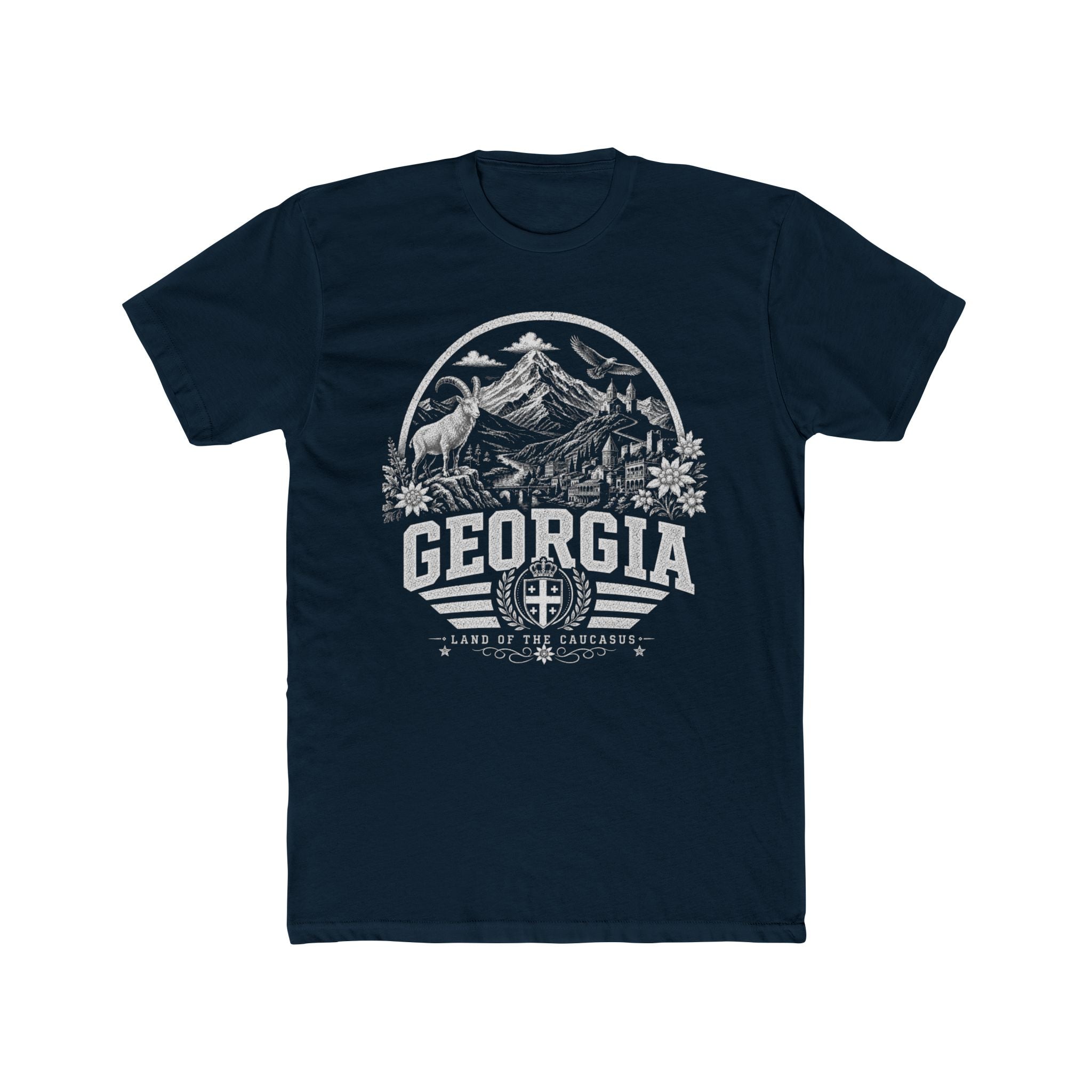 Georgia vintage landmarks men's tee — iconic landmark design | Nameshi Destinations (view 12)