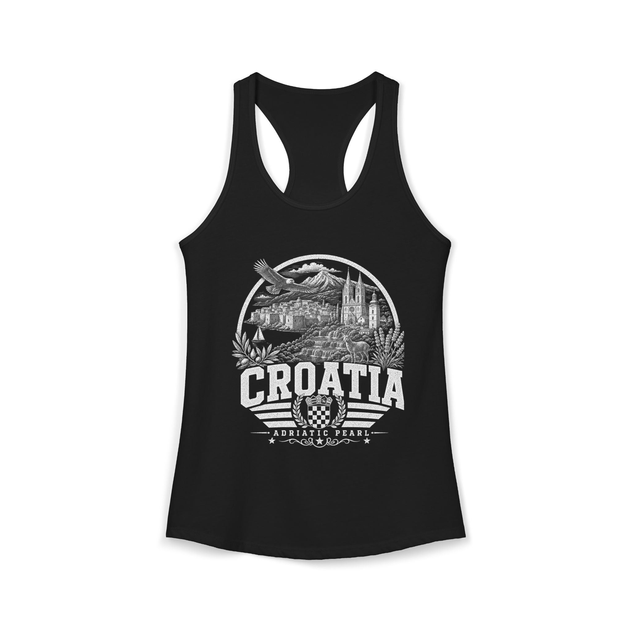 Croatia Adriatic Pearl Women's Tank Top
