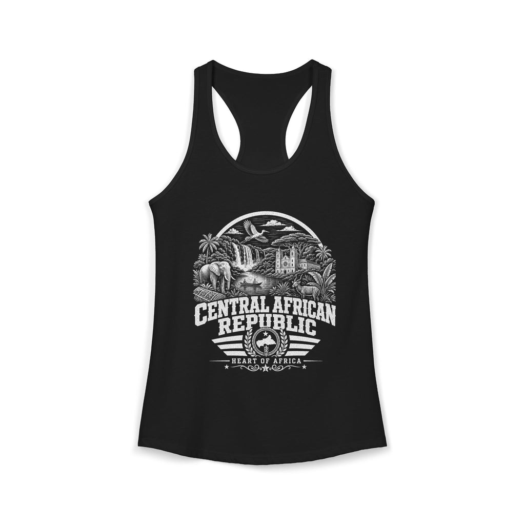 Central African Republic Heart of Africa Women's Tank Top