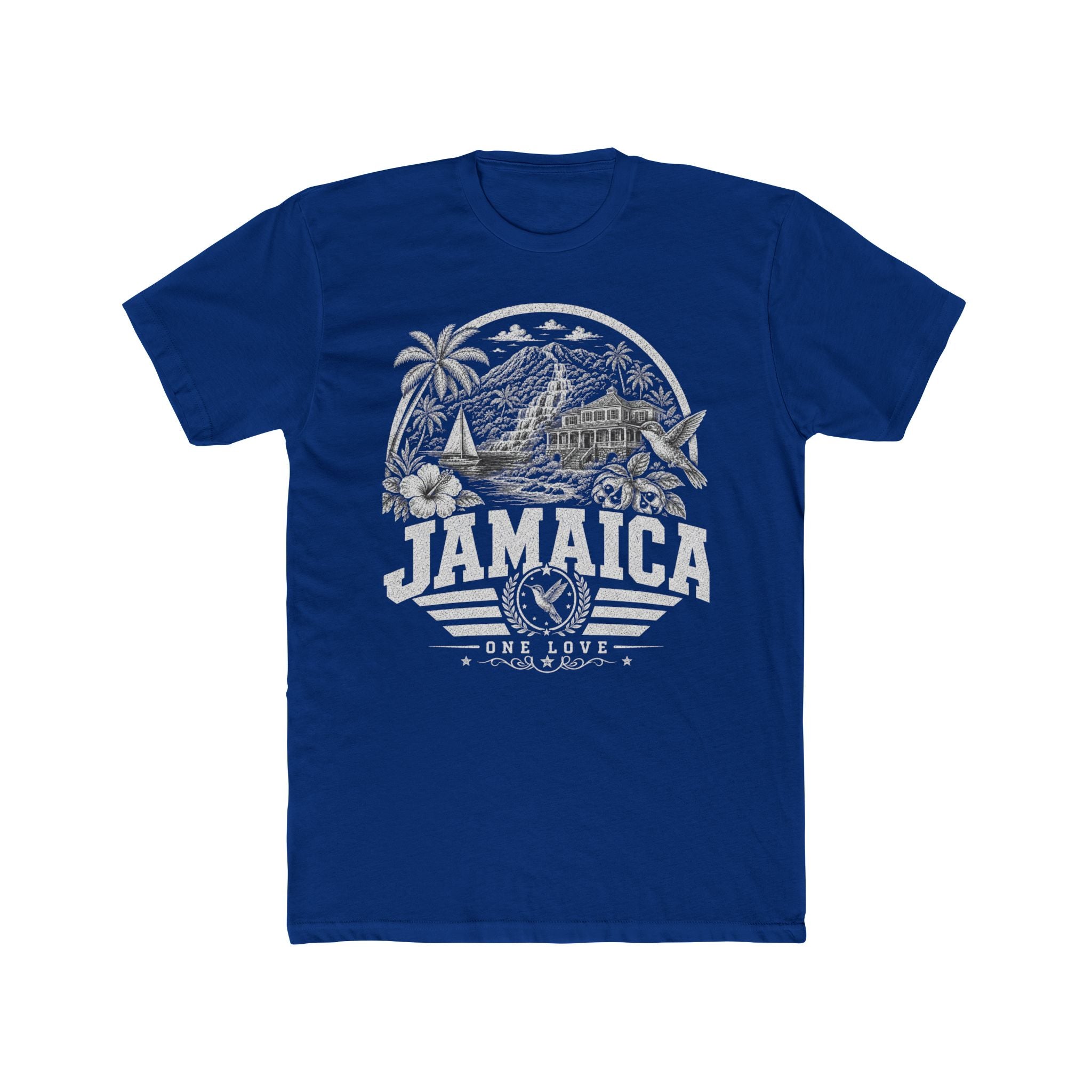 Jamaica vintage landmarks men's tee — iconic landmark design | Nameshi Destinations (view 11)