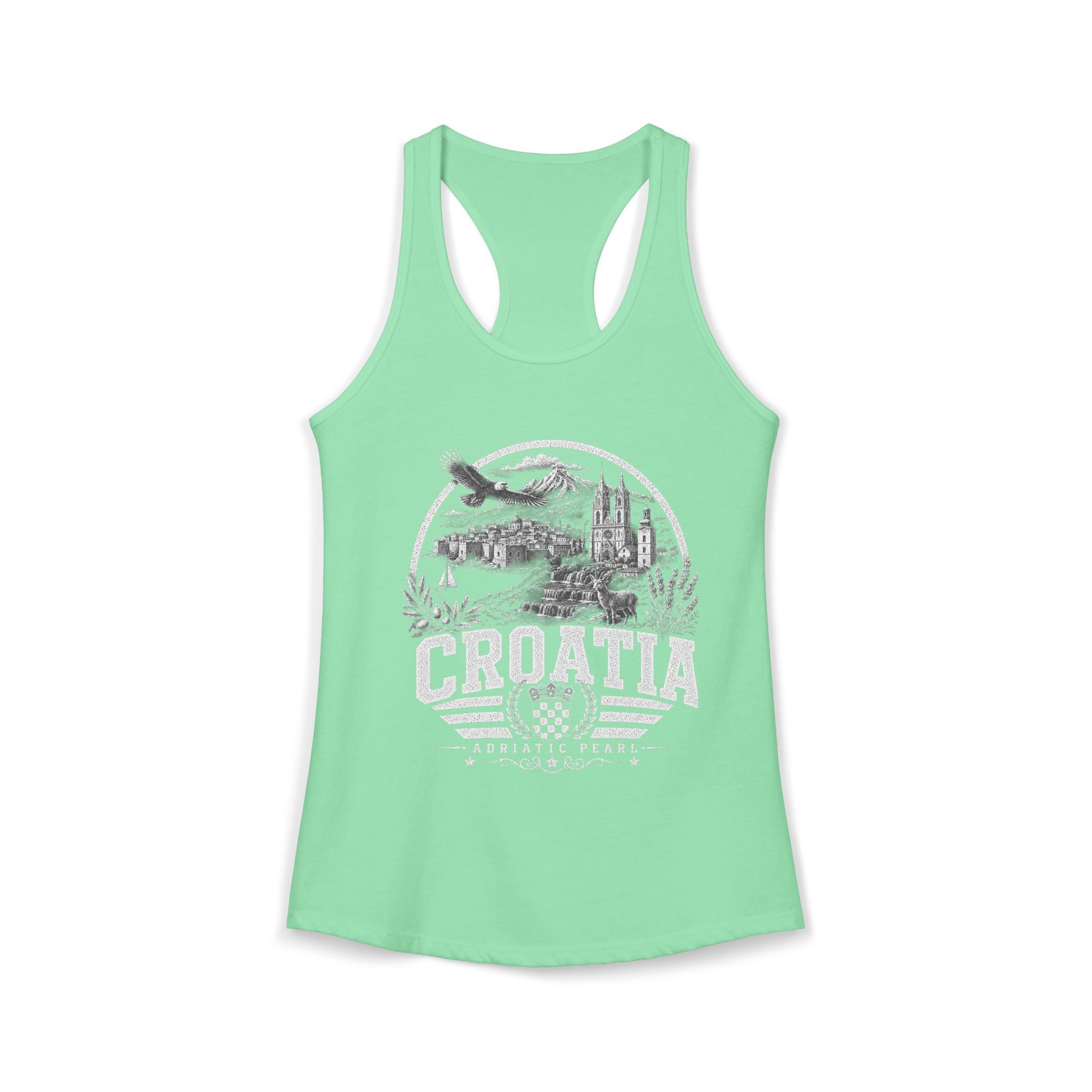Croatia Adriatic Pearl Women's Tank Top