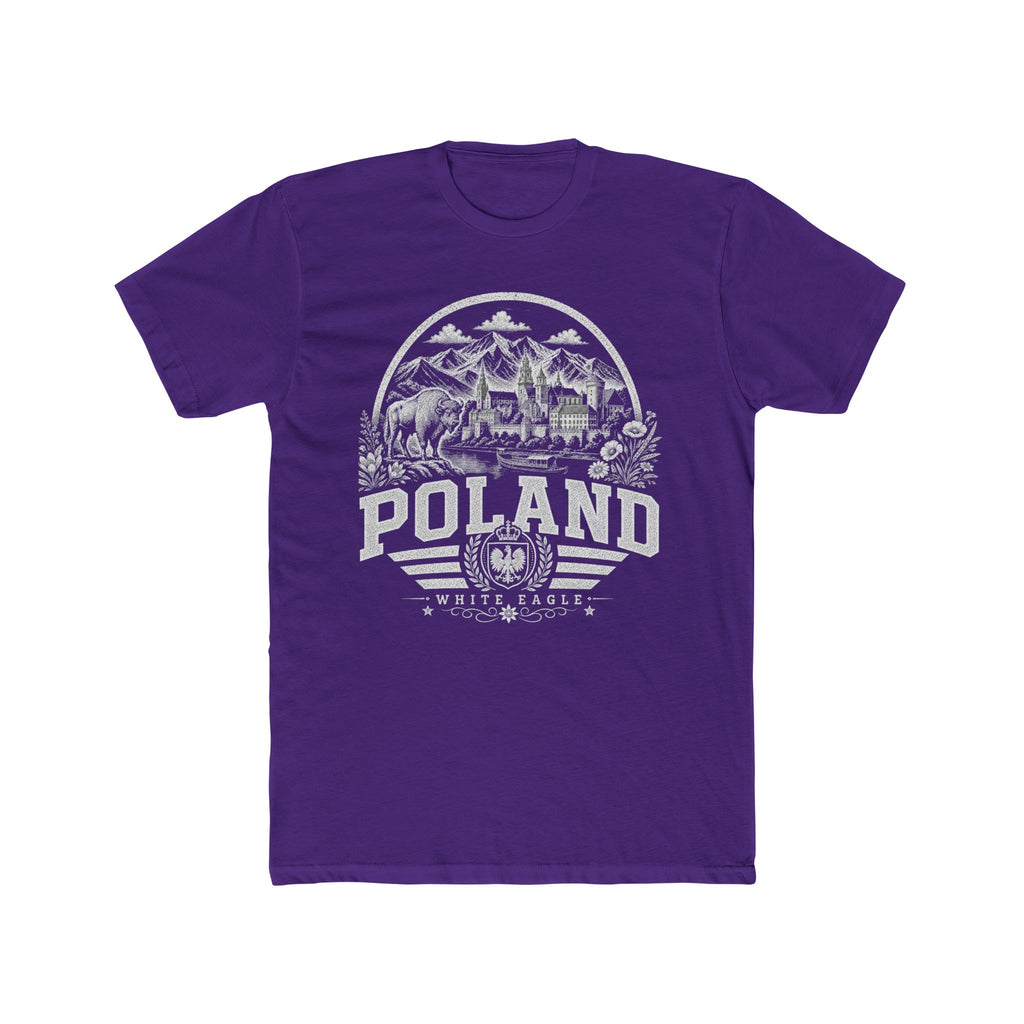 Poland vintage landmarks men's tee — iconic landmark design | Nameshi Destinations (view 13)