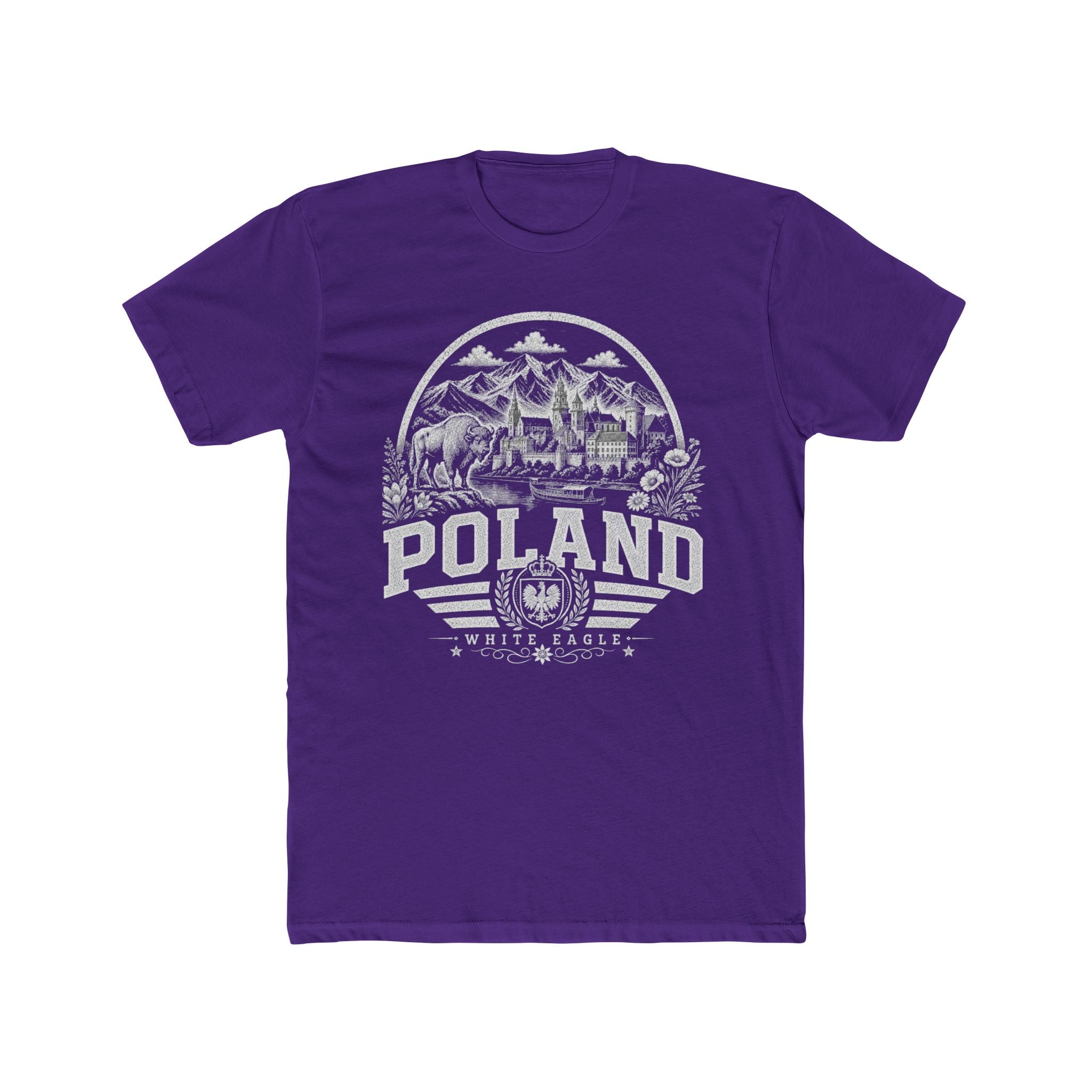 Poland vintage landmarks men's tee — iconic landmark design | Nameshi Destinations (view 13)