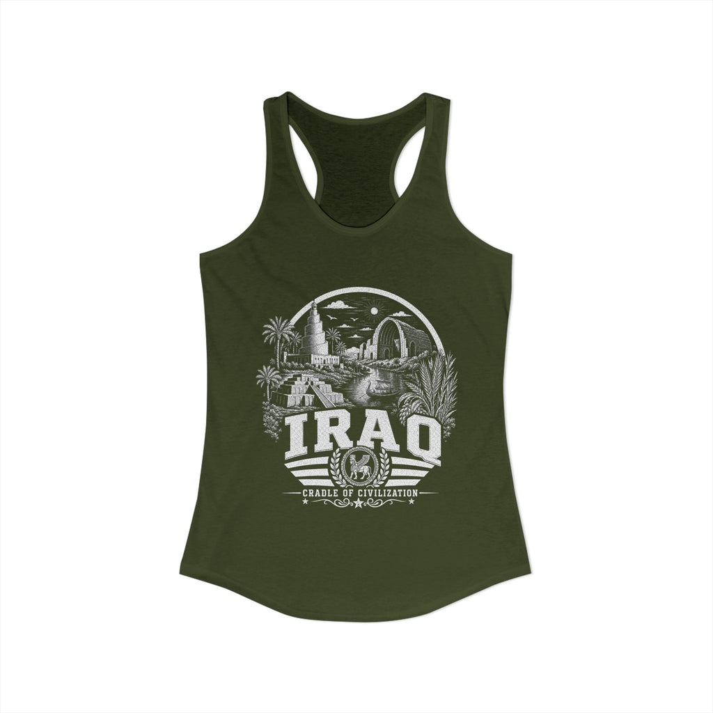 Camiseta sin mangas de mujer "Irak Cuna de la Civilización"