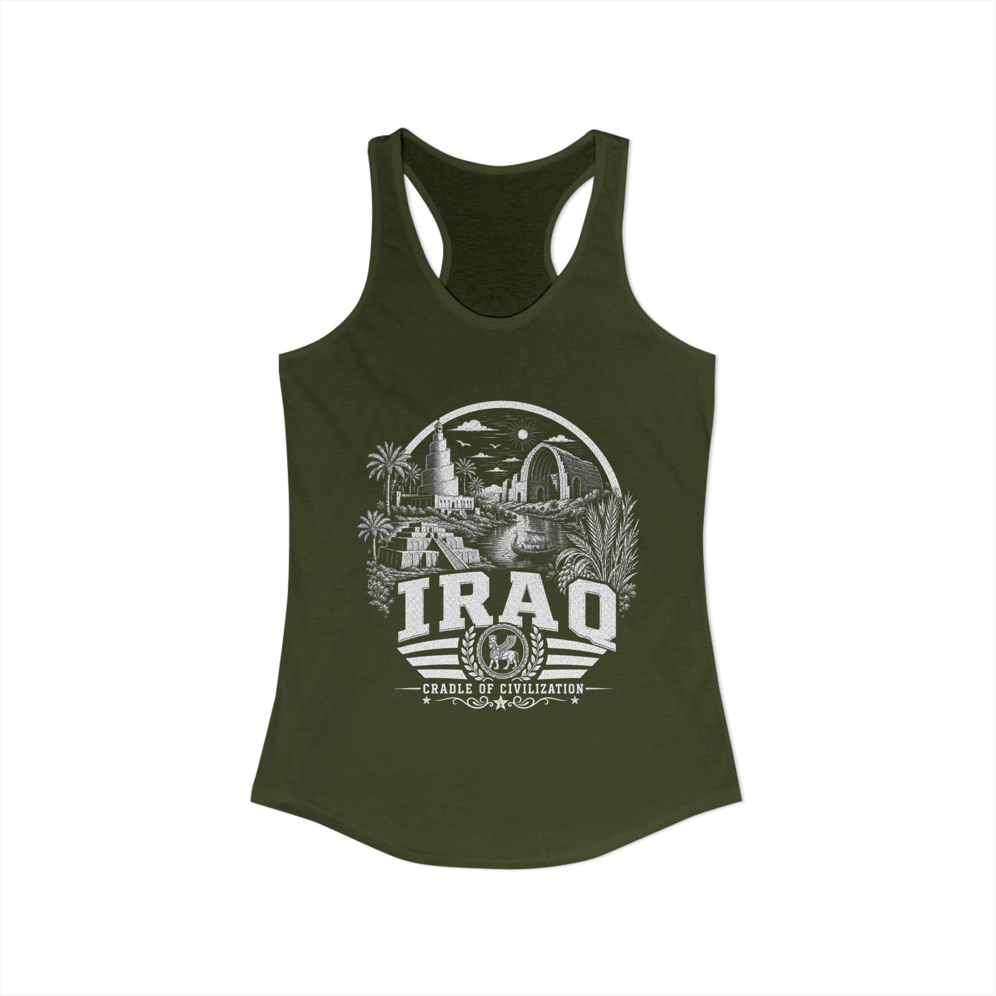 Camiseta sin mangas de mujer "Irak Cuna de la Civilización"