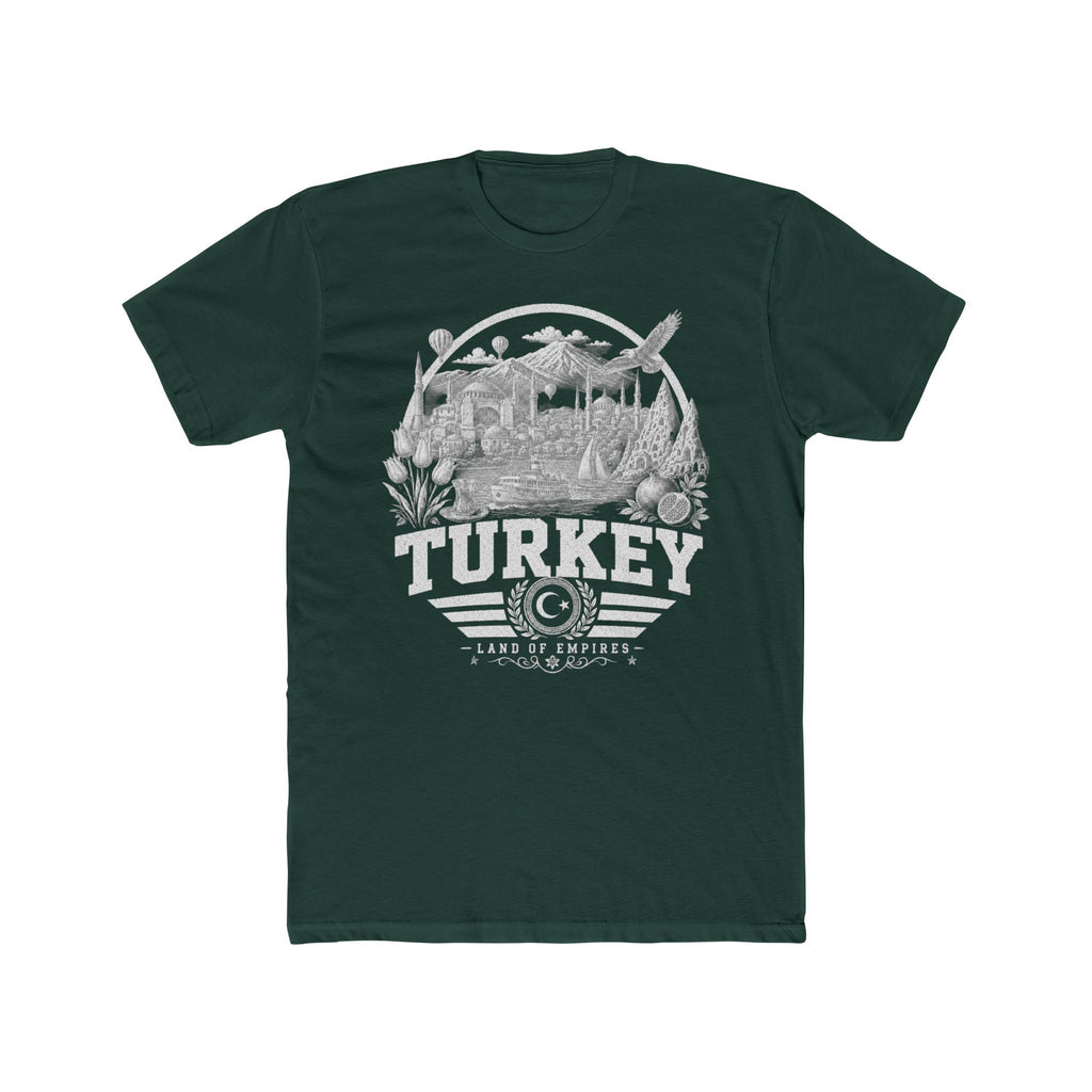 Turkey vintage landmarks men's tee — iconic landmark design | Nameshi Destinations (view 7)