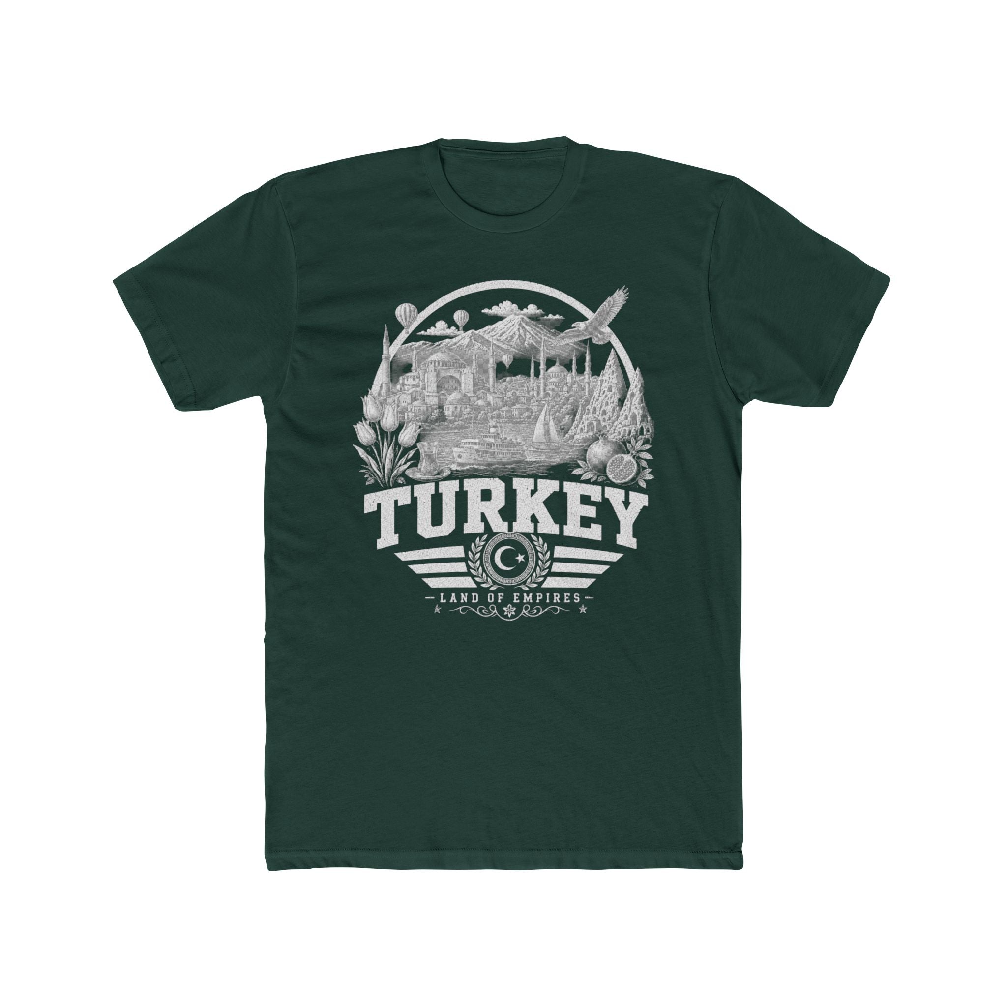 Turkey vintage landmarks men's tee — iconic landmark design | Nameshi Destinations (view 7)