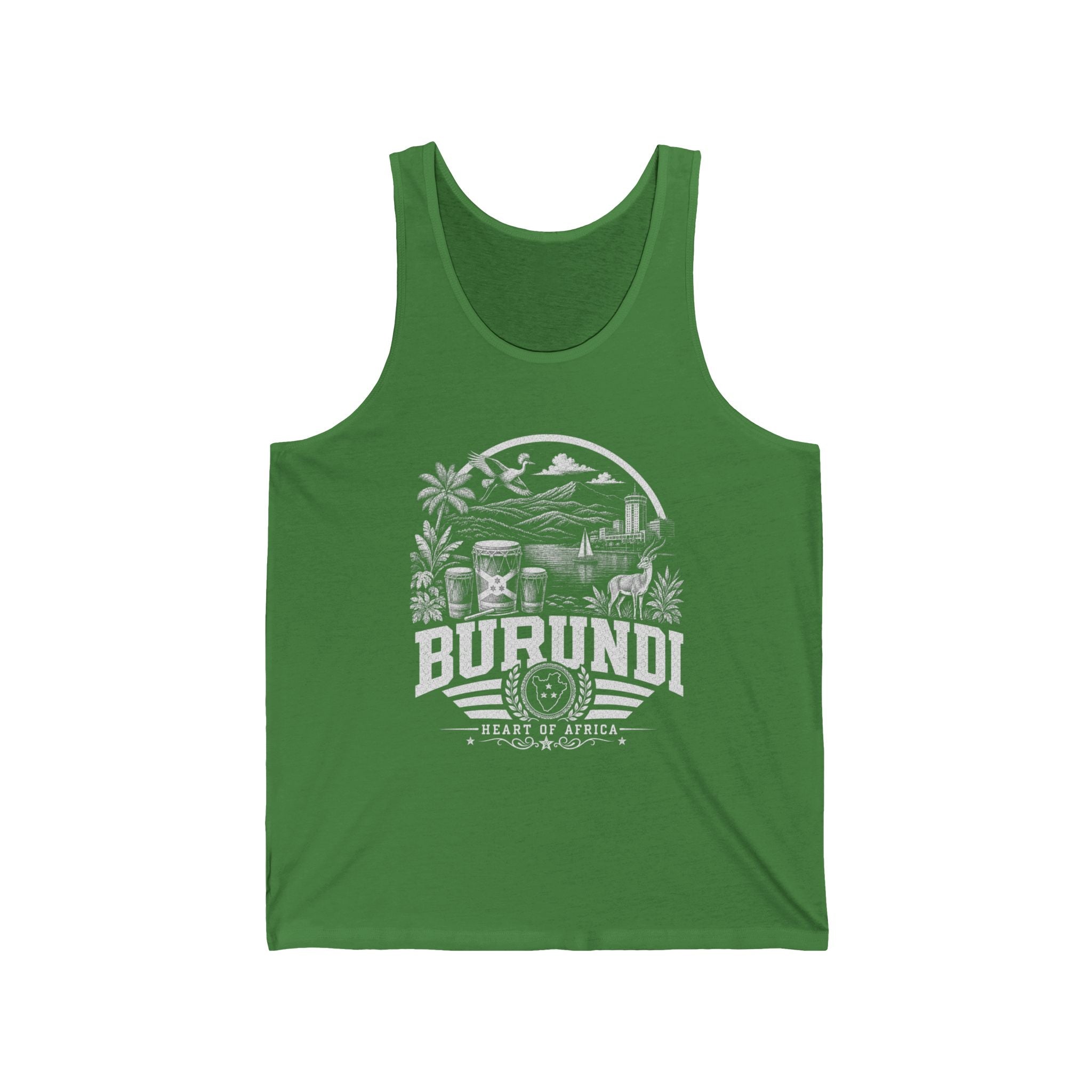 Burundi Heart of Africa Men's Tank Top