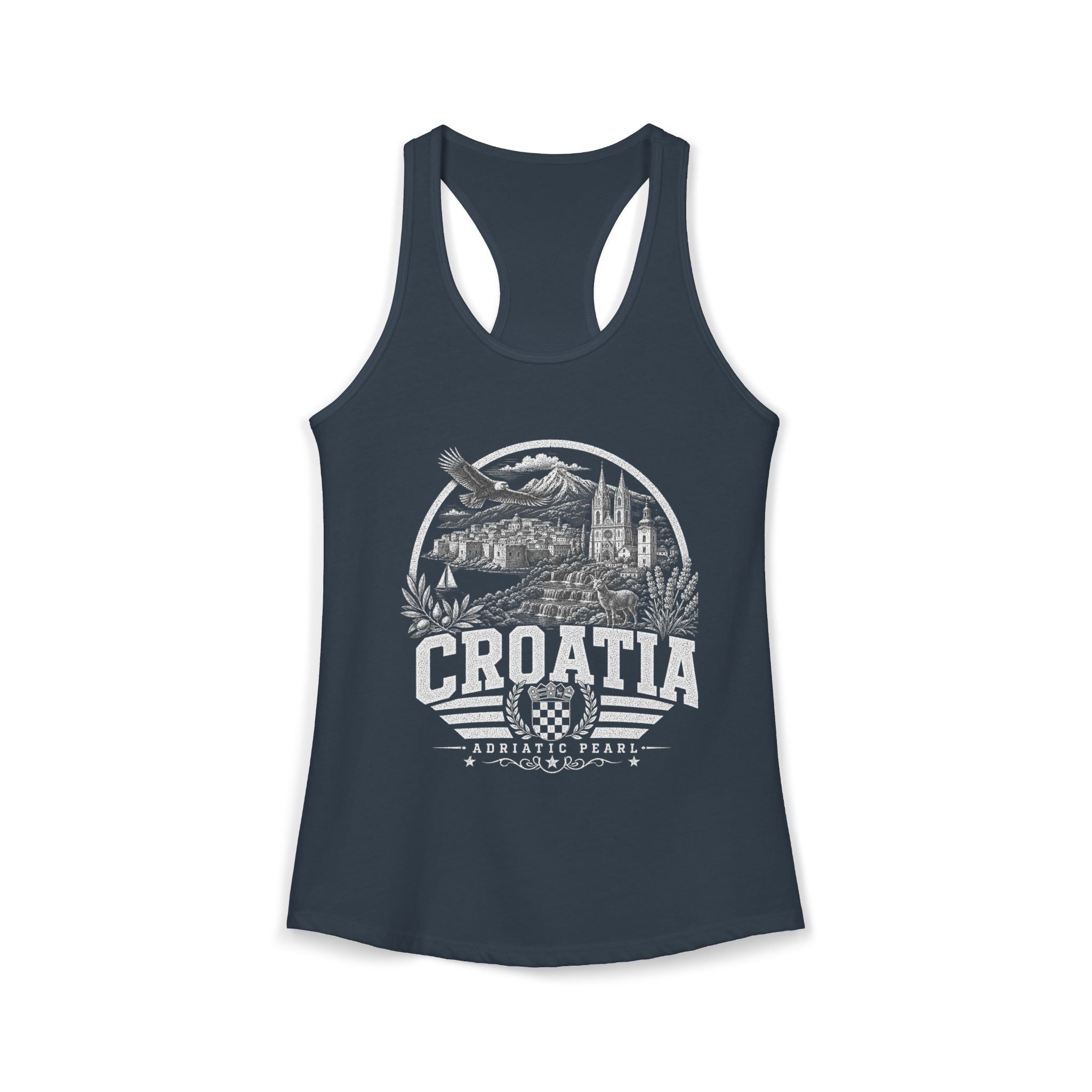 Croatia Adriatic Pearl Women's Tank Top