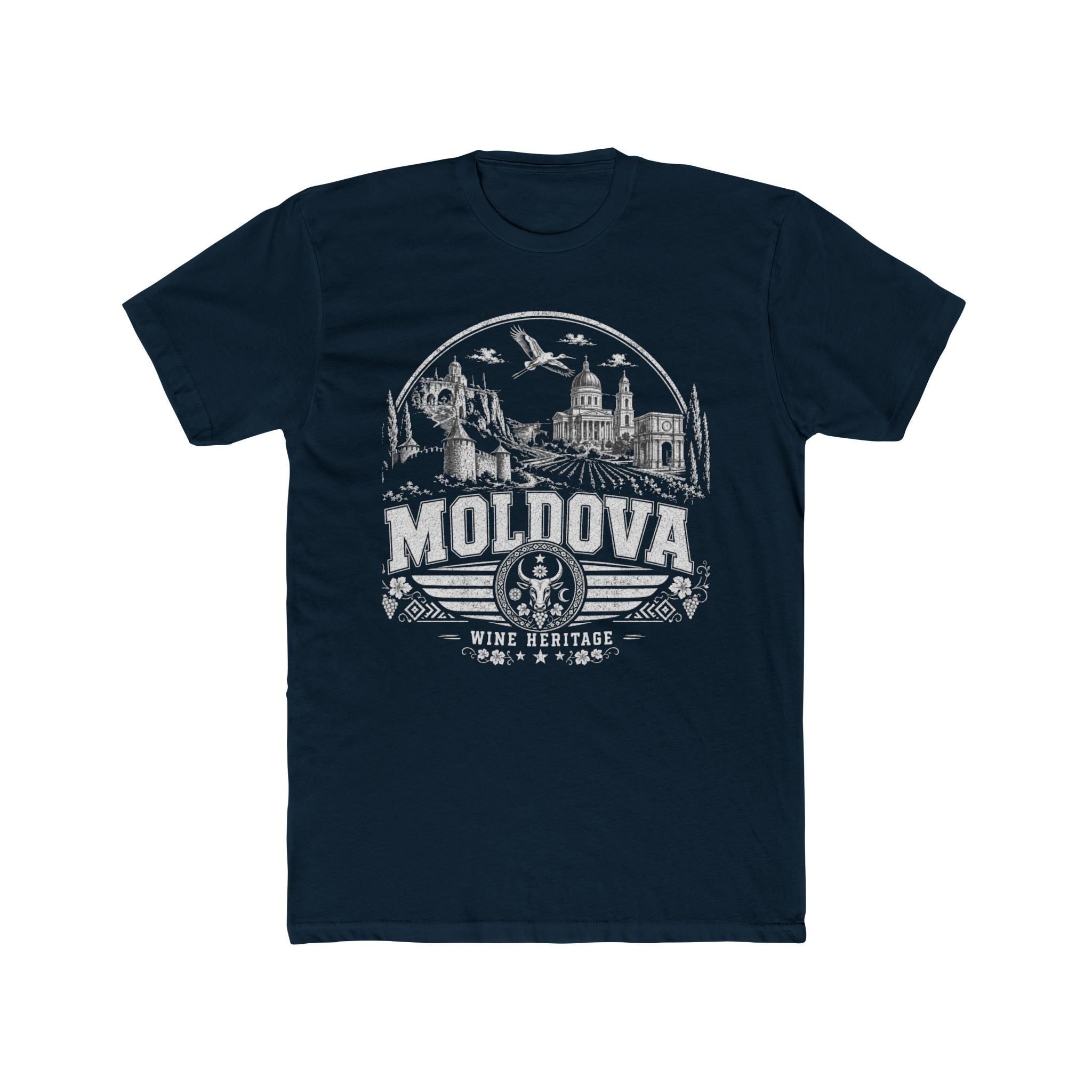 Moldova vintage landmarks men's tee — iconic landmark design | Nameshi Destinations (view 12)