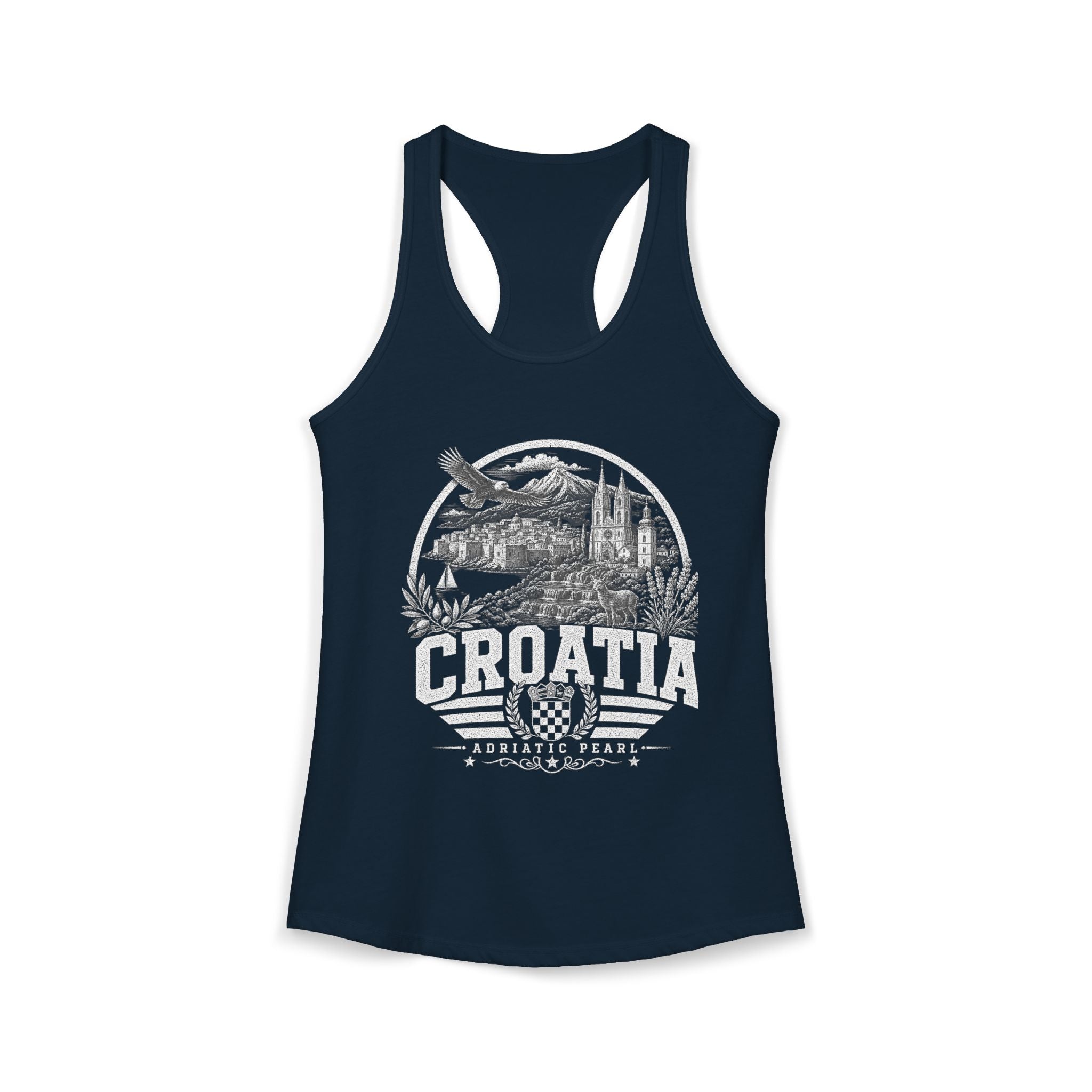 Croatia Adriatic Pearl Women's Tank Top