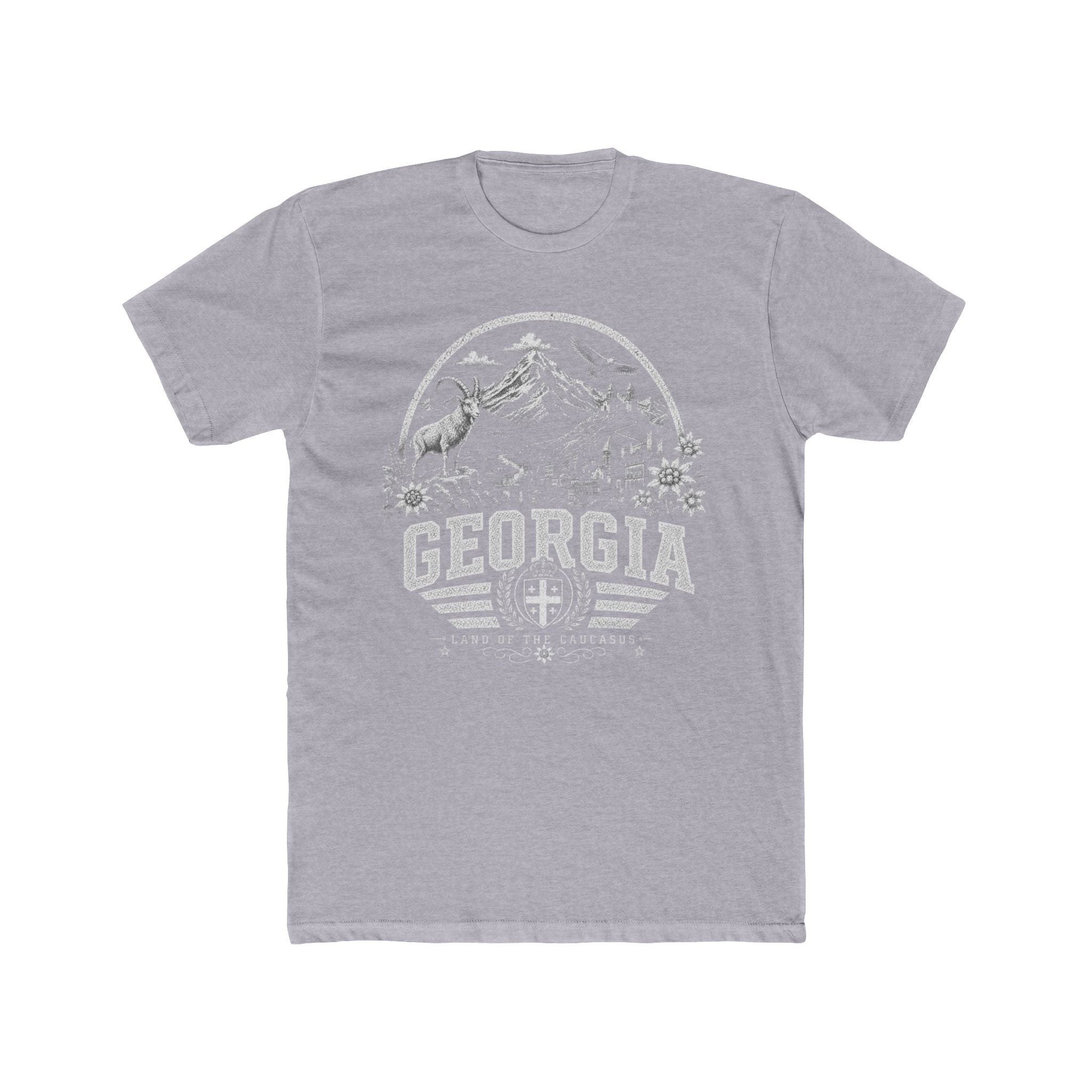 Georgia vintage landmarks men's tee — iconic landmark design | Nameshi Destinations (view 3)