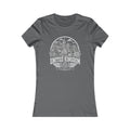 United Kingdom vintage landmarks women's tee — iconic landmark design | Nameshi Destinations (view 11)