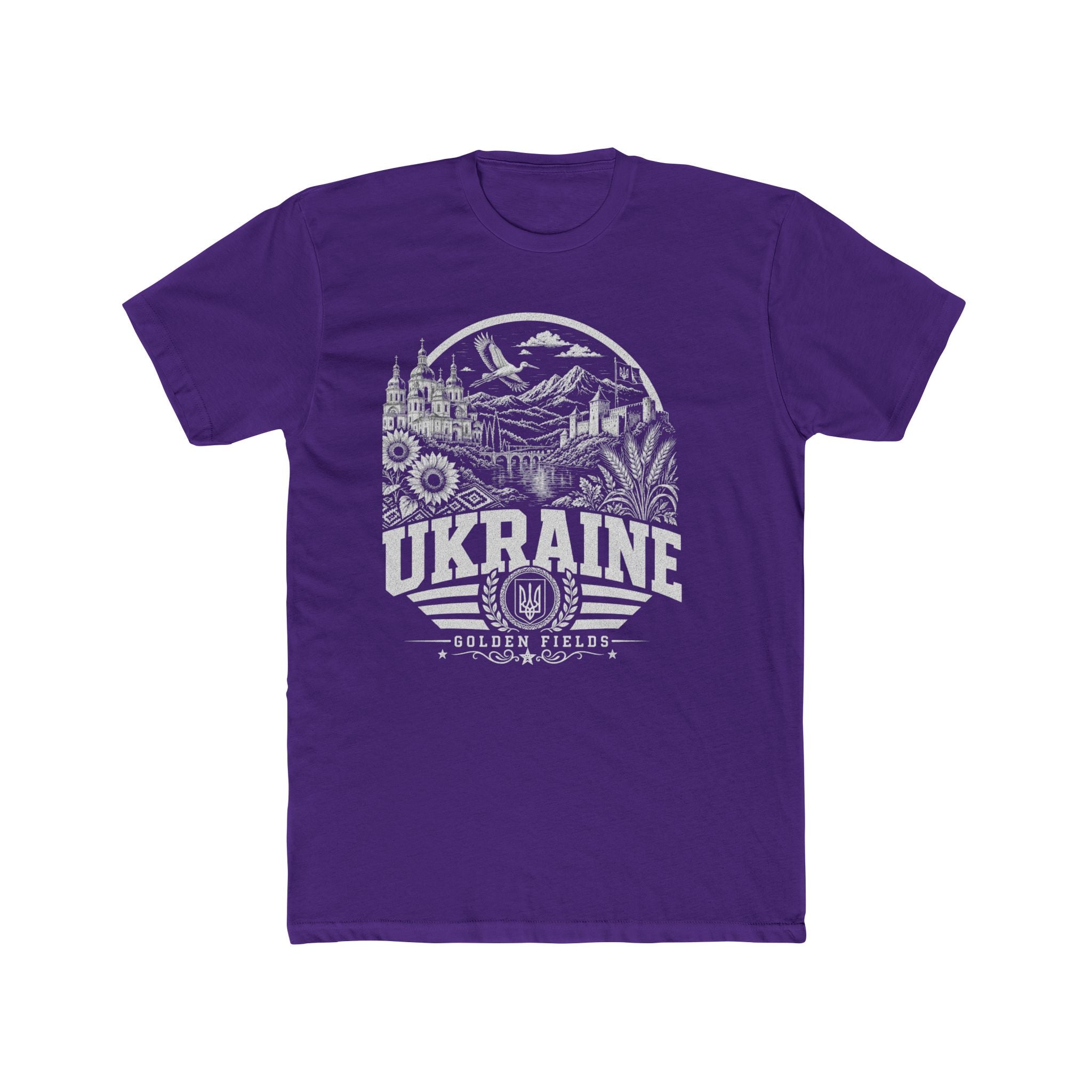 Ukraine vintage landmarks men's tee — iconic landmark design | Nameshi Destinations (view 13)