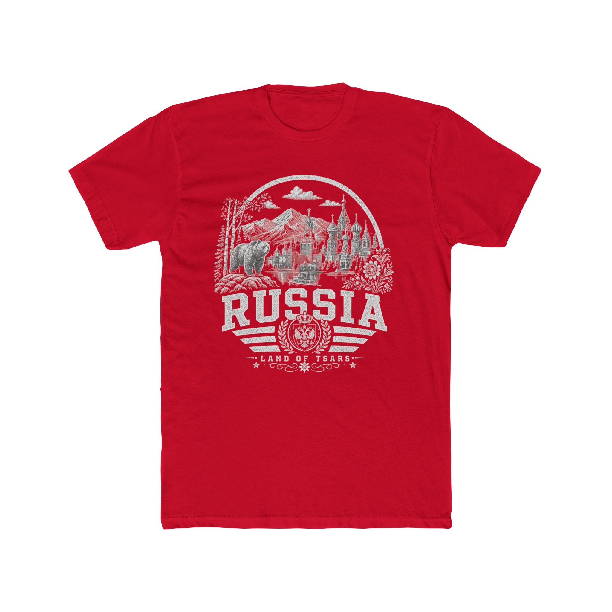 Russia vintage landmarks men's tee — iconic landmark design | Nameshi Destinations (view 15)