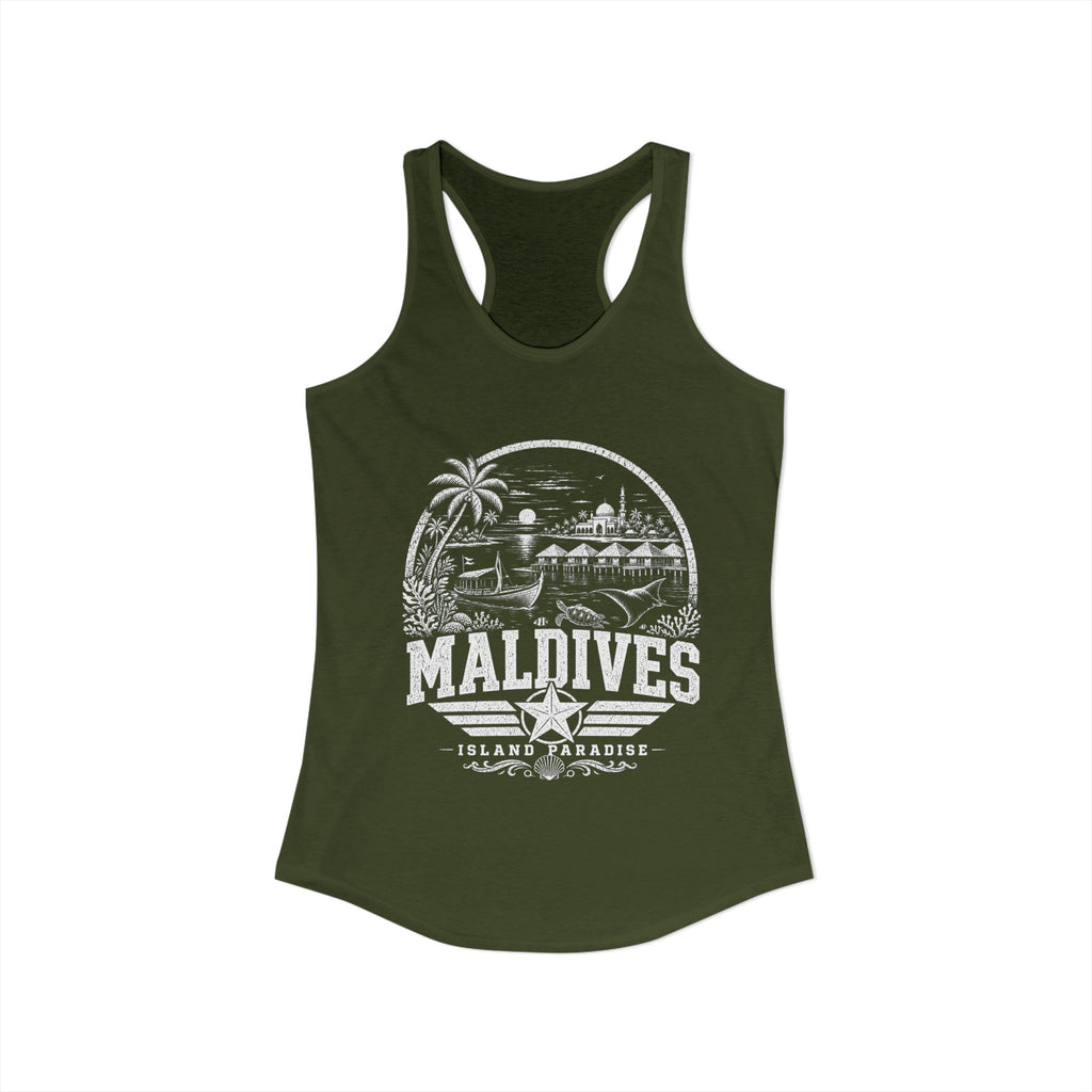 Maldives Island Paradise Women's Tank Top