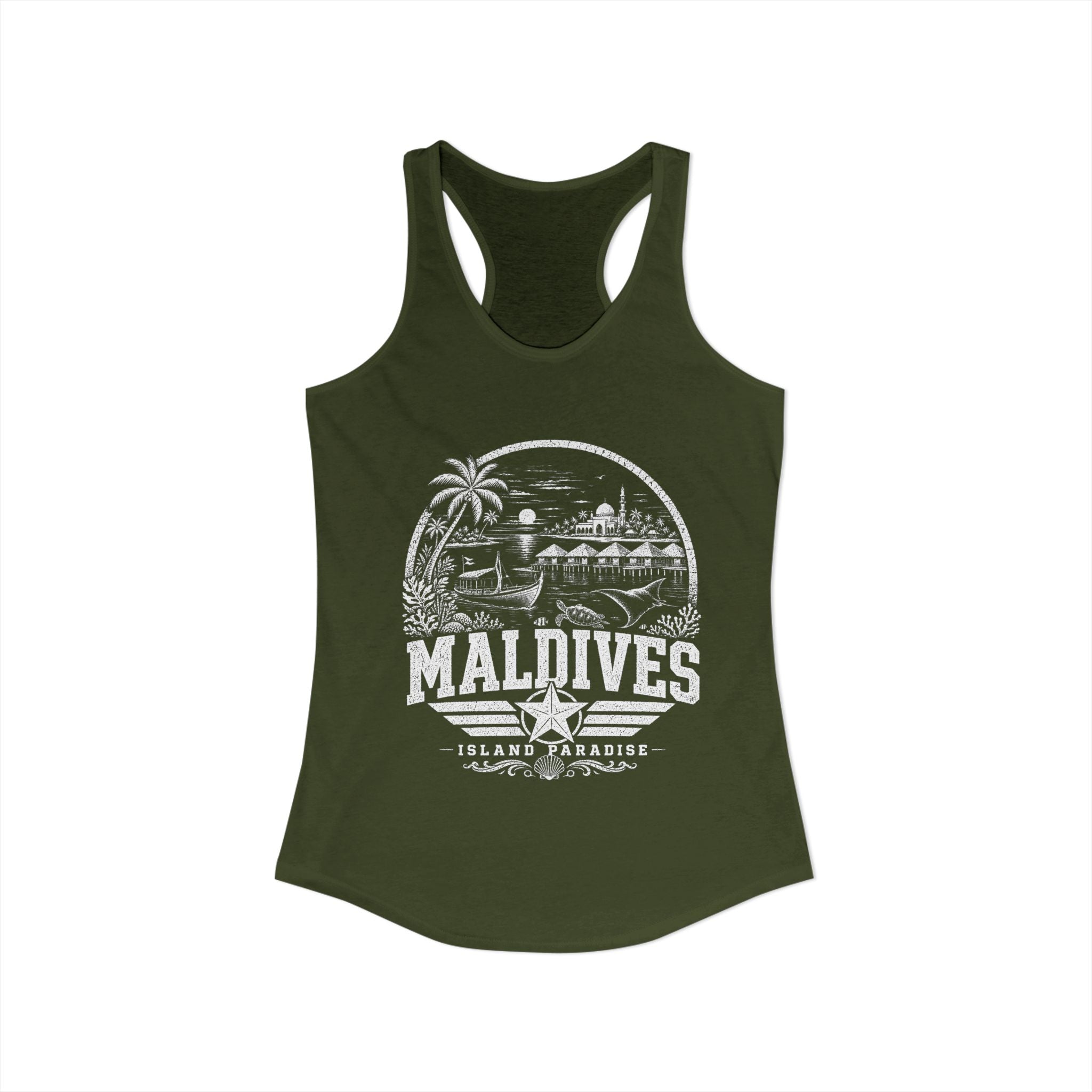 Maldives Island Paradise Women's Tank Top