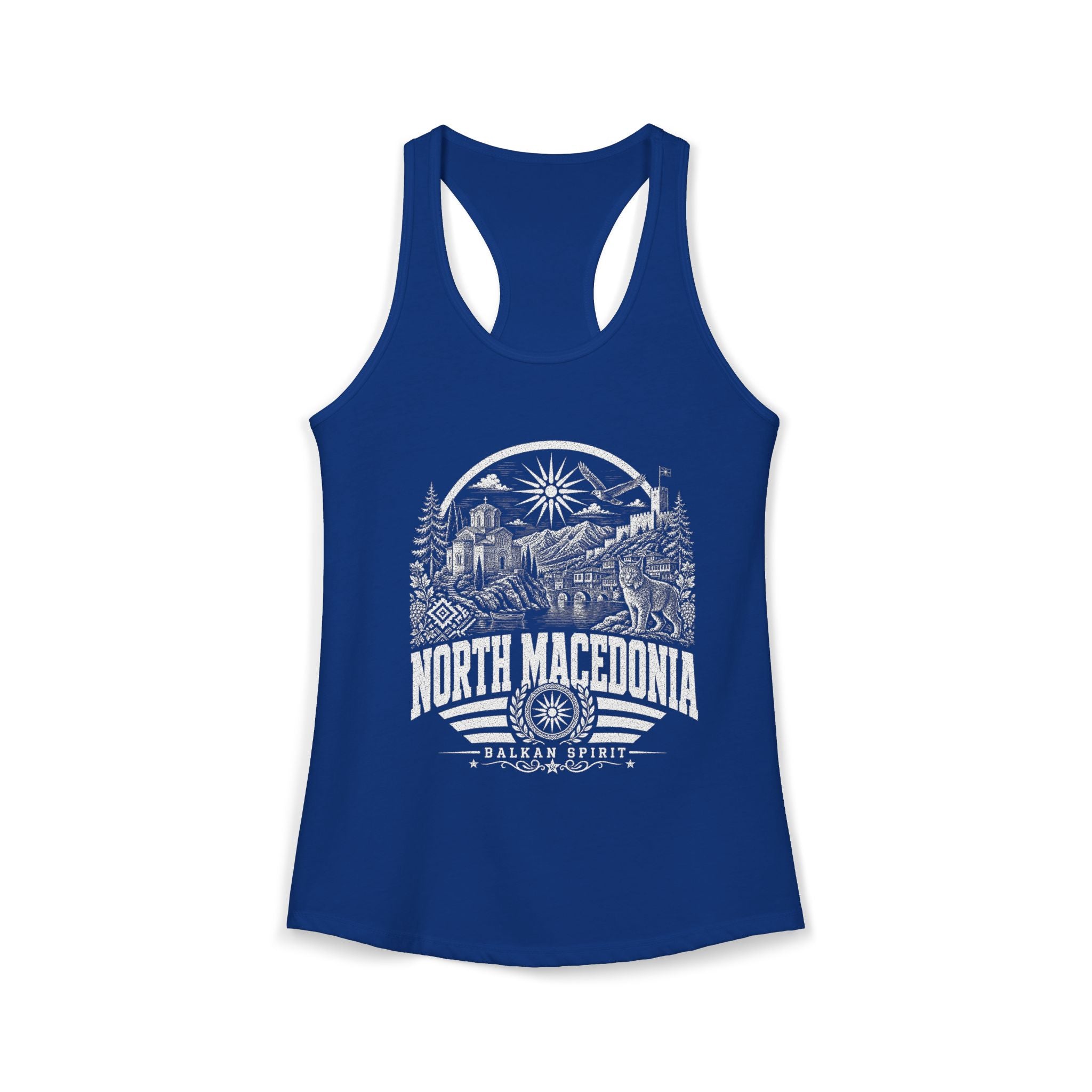North Macedonia Balkan Spirit Women's Tank Top