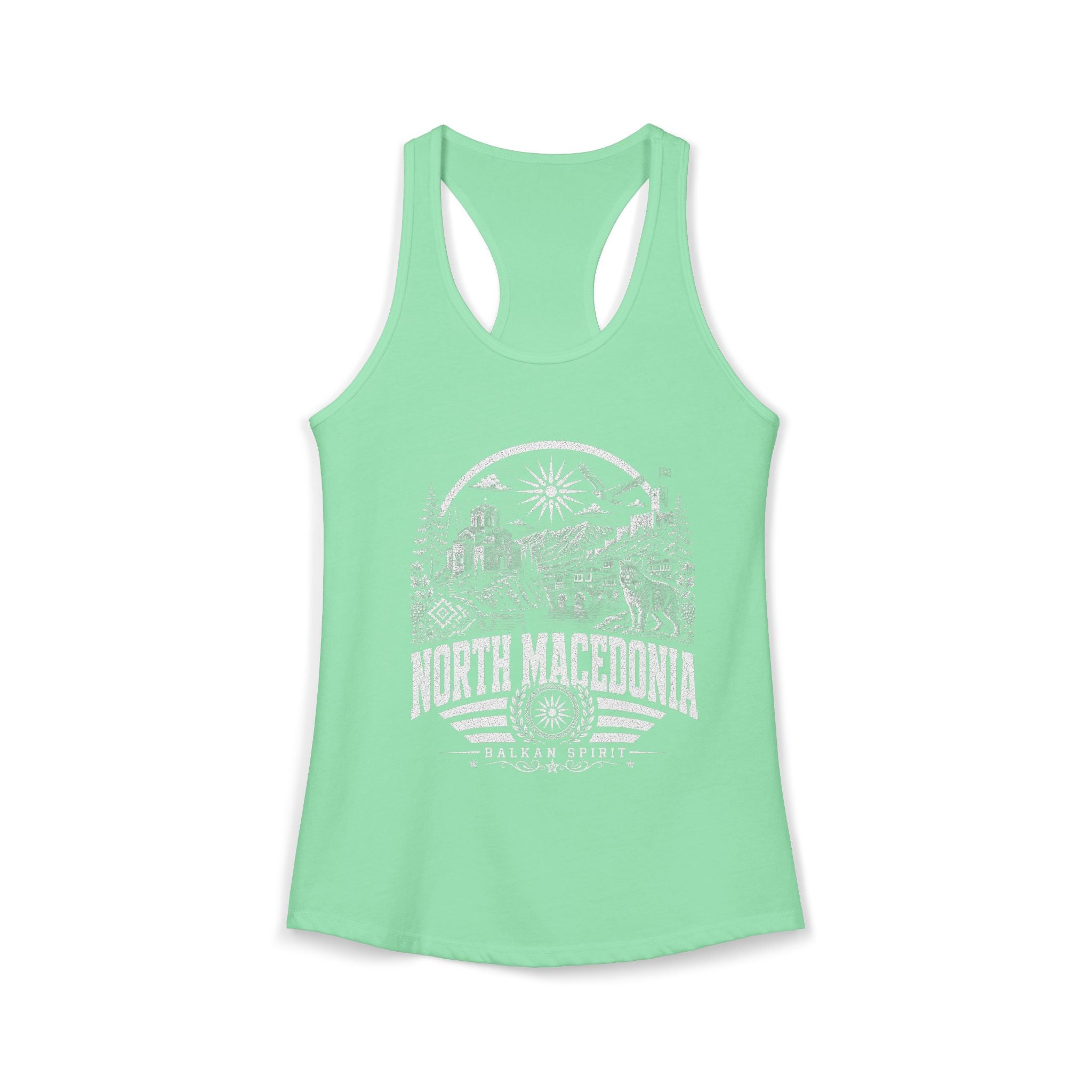 North Macedonia Balkan Spirit Women's Tank Top